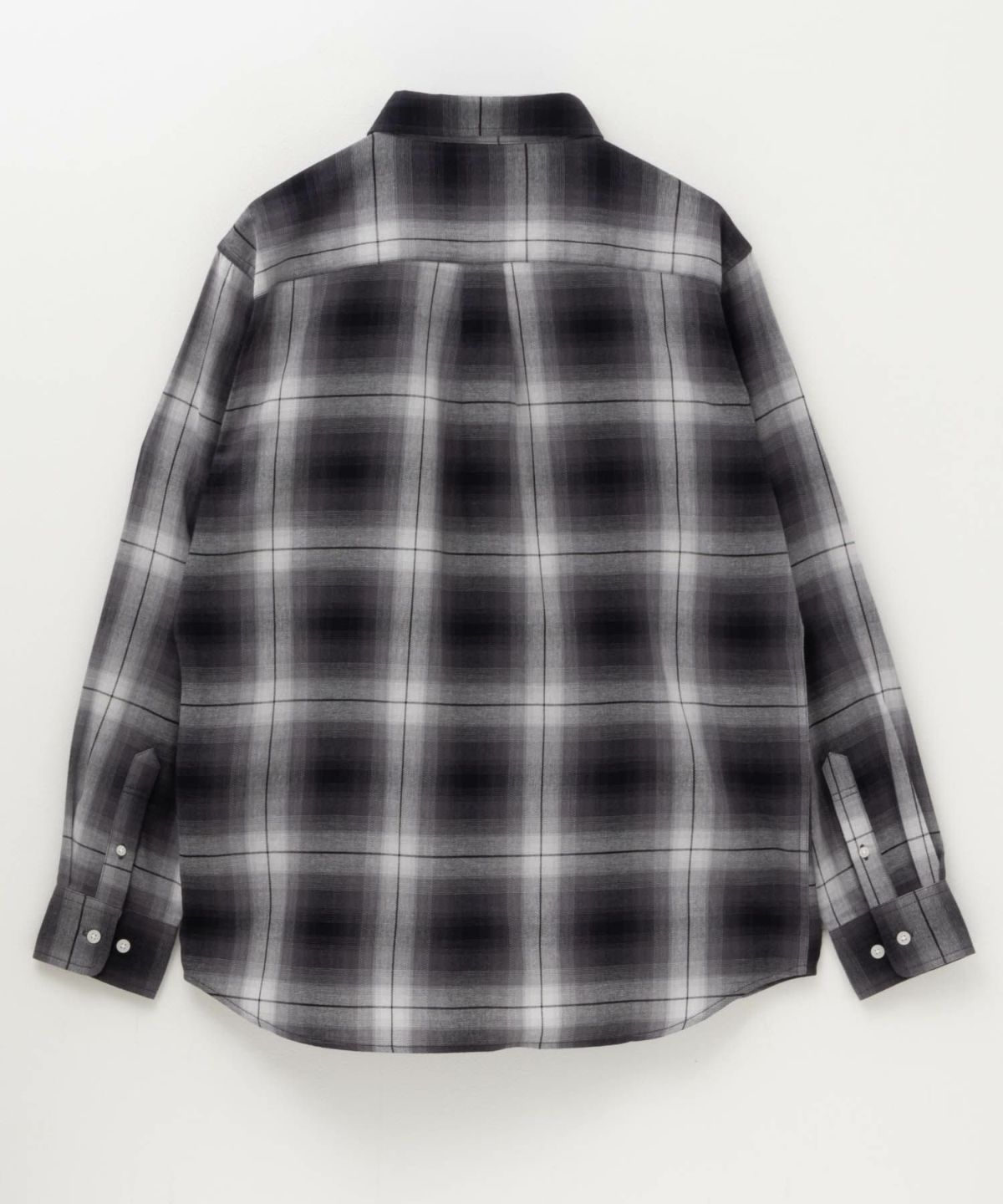 NAVY ネルチェックシャツ メンズ