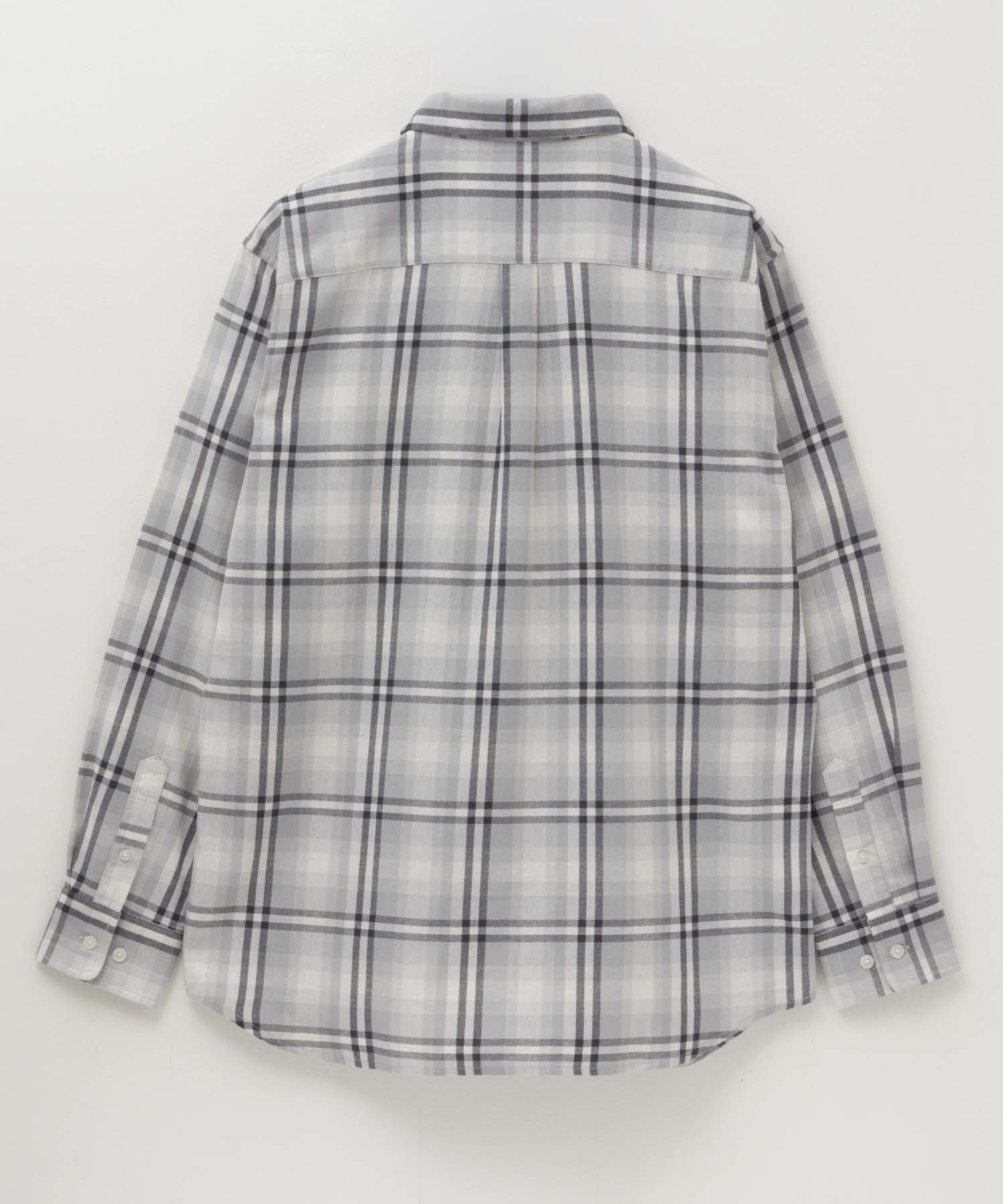 NAVY ネルチェックシャツ メンズ