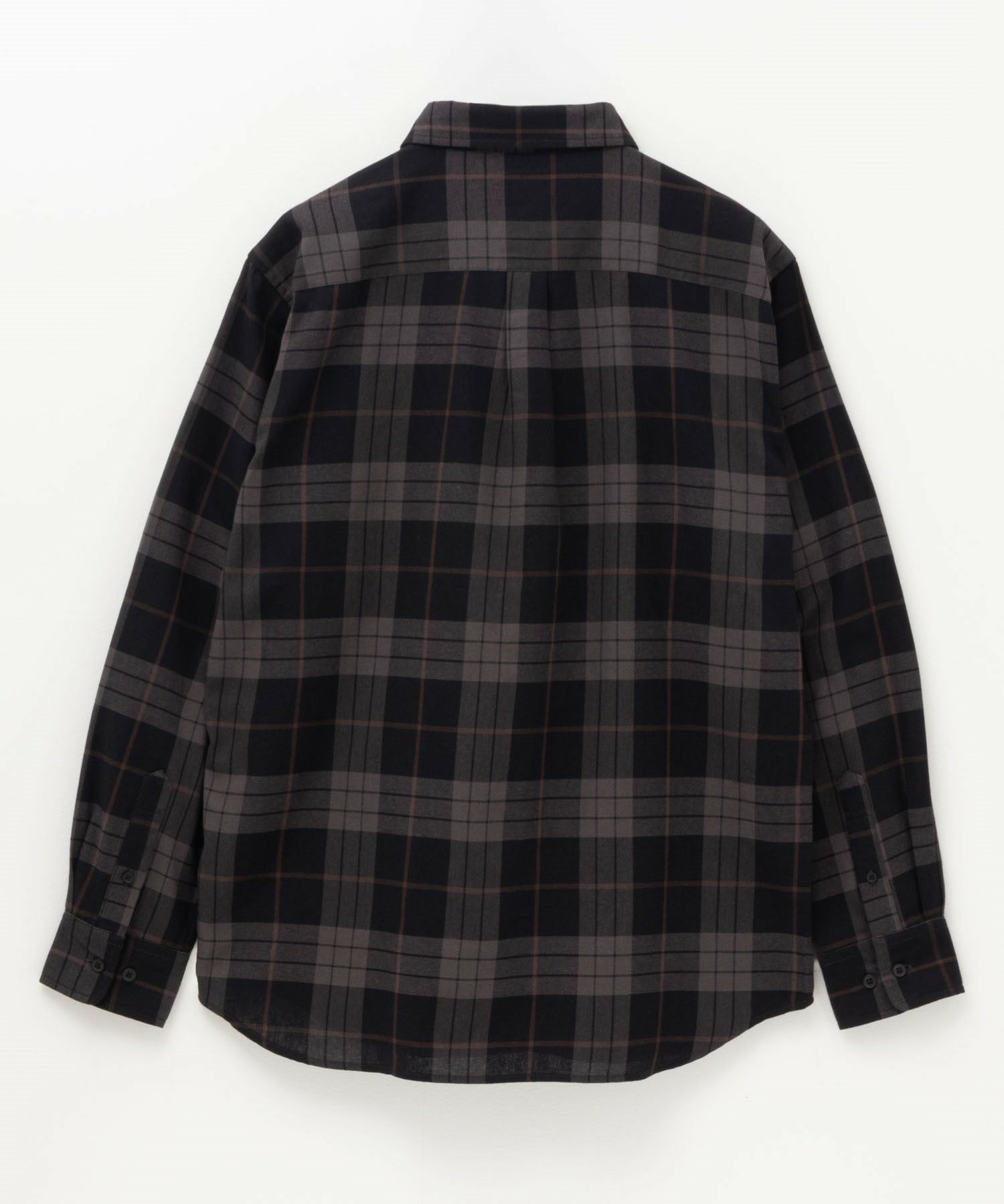 NAVY ネルチェックシャツ メンズ