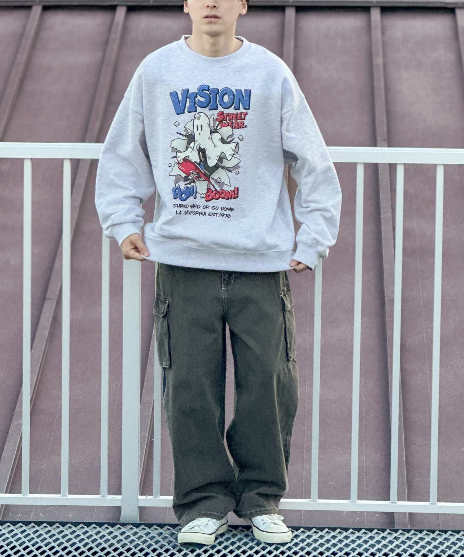 VISION STREET WEAR  クラッシュオバケトレーナー メンズ商品画像-10