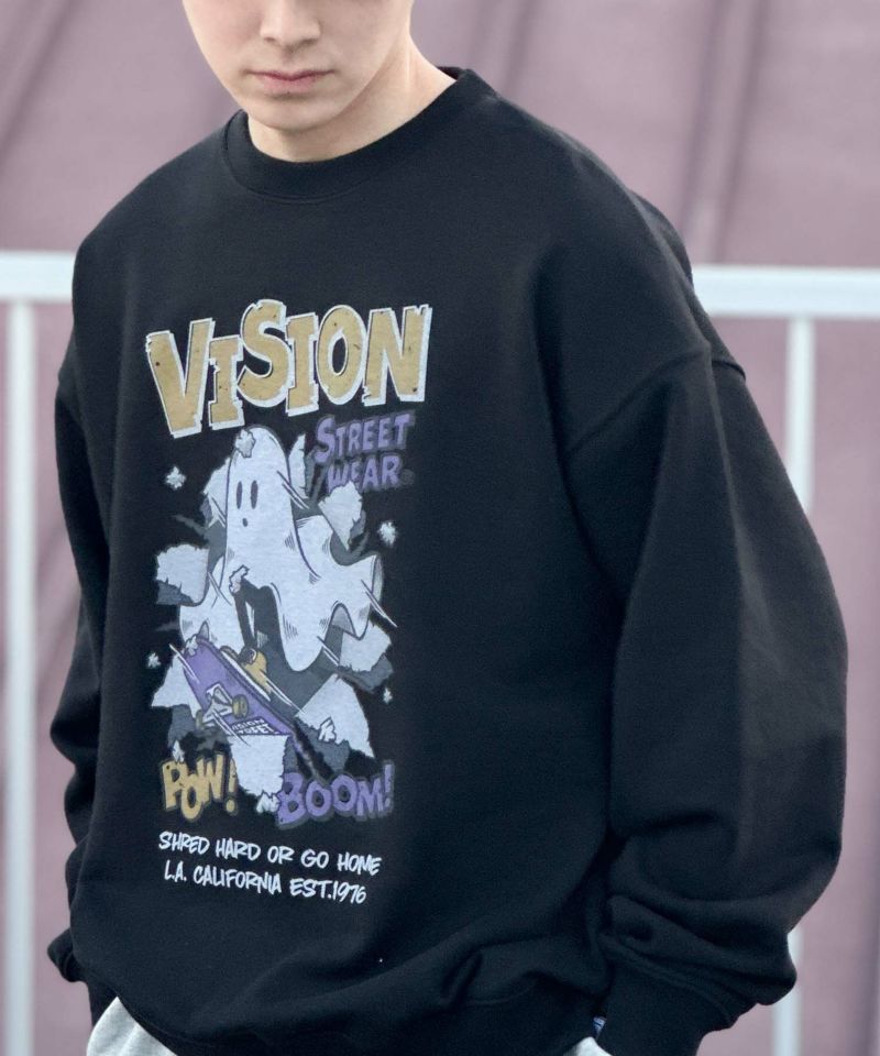 VISION STREET WEAR  クラッシュオバケトレーナー メンズ商品画像-11