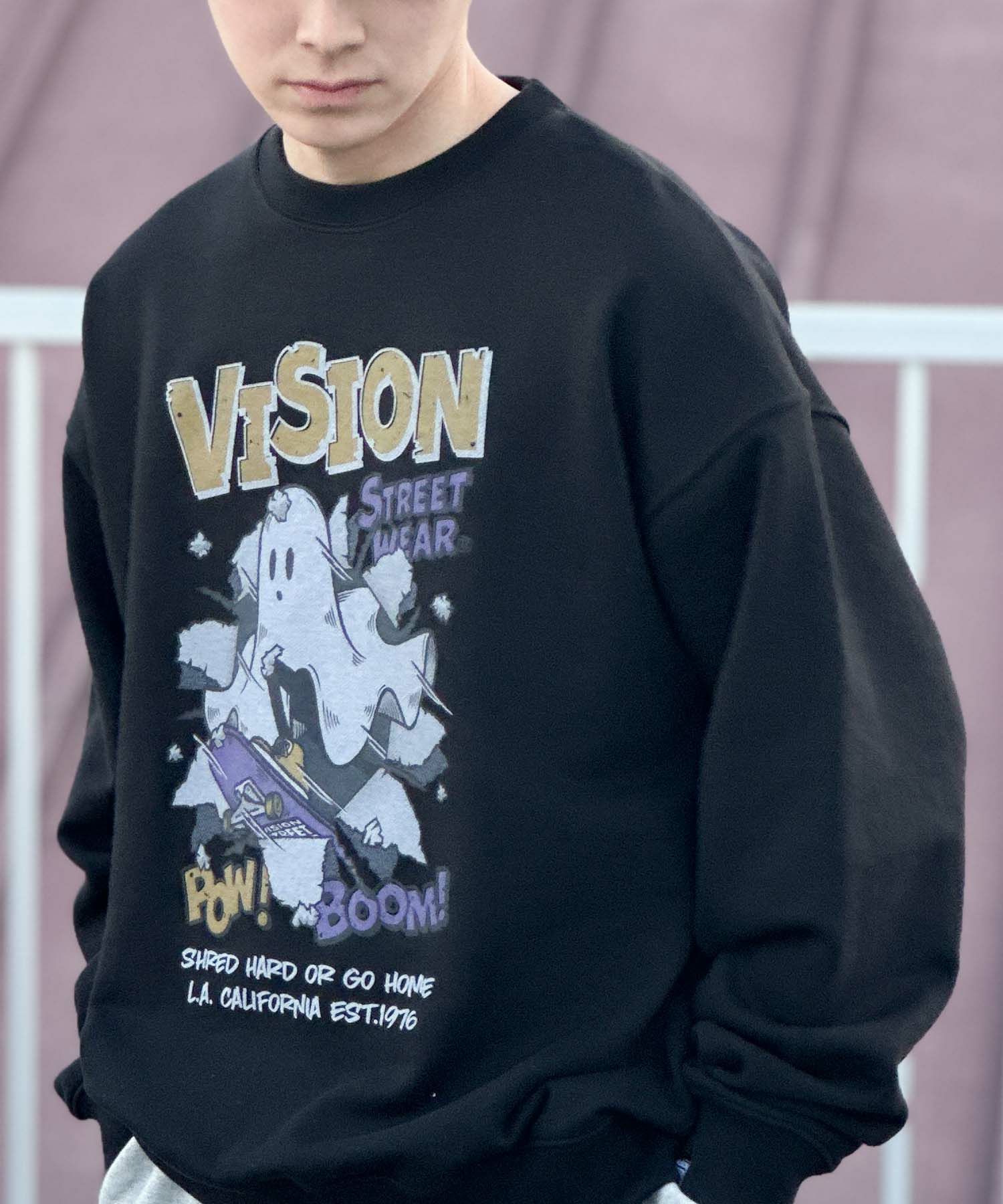 VISION STREET WEAR  クラッシュオバケトレーナー メンズ商品サムネイル-11