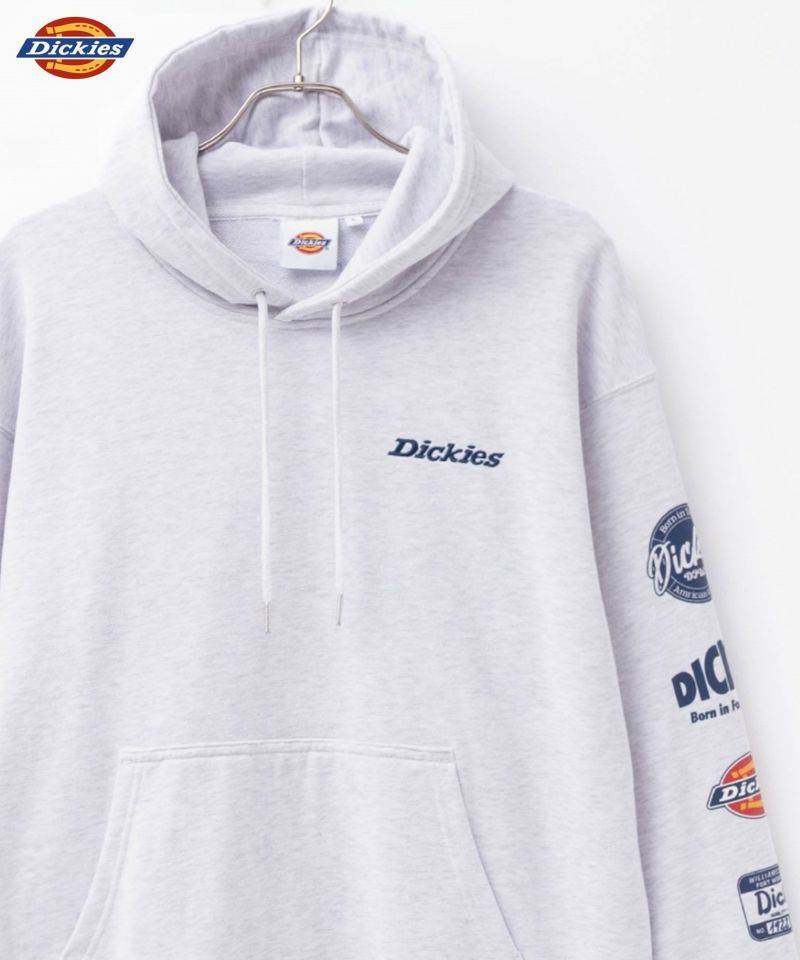 Dickies  裏毛袖ロゴパーカー メンズ商品画像-1