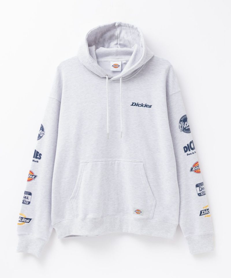 コリアグランドセール Dickies 裏毛袖ロゴパーカー メンズ メンズウェア