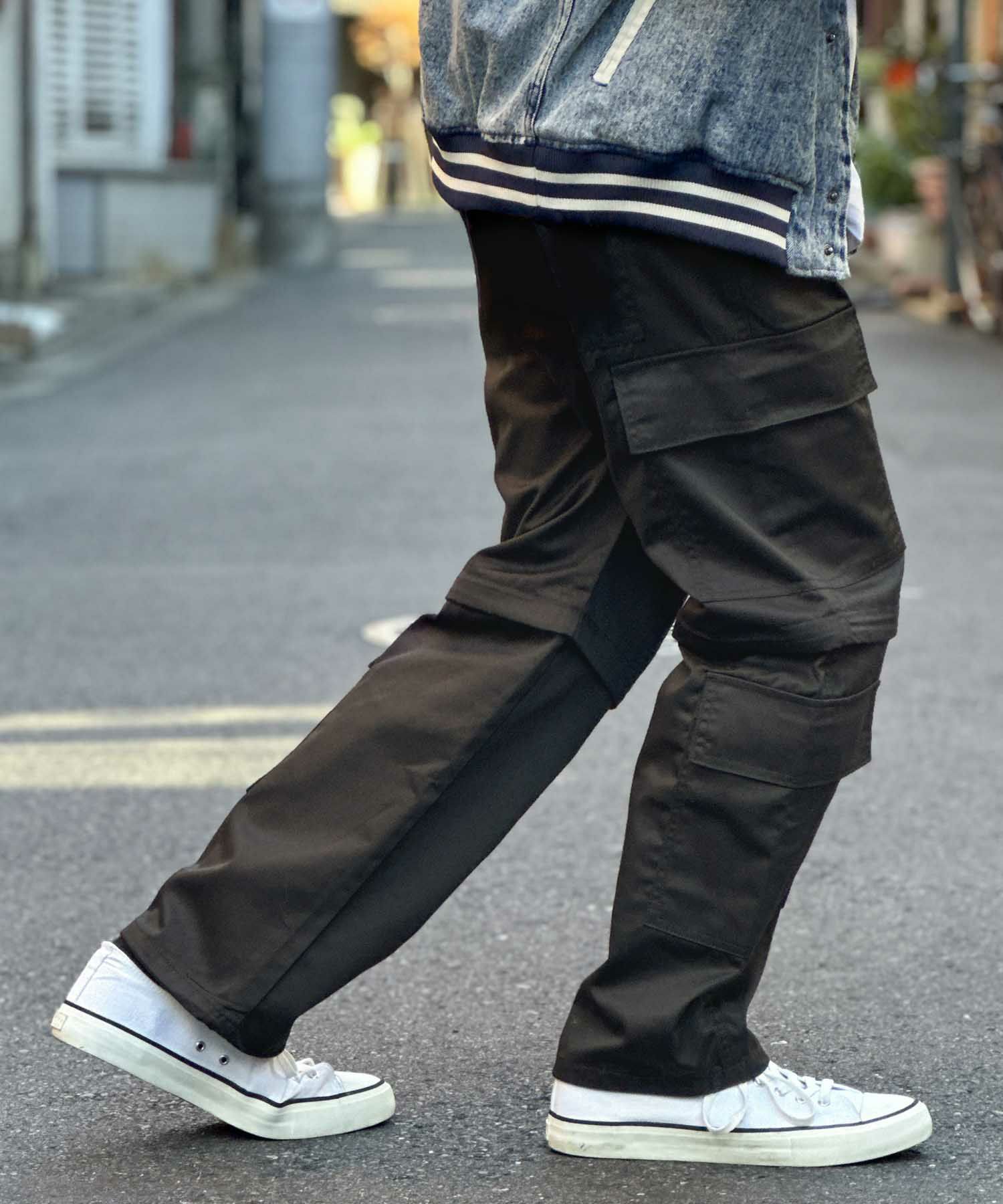 [値下げ]NOBLE PRODUCT 8ポケット2WAYカーゴパンツ メンズ