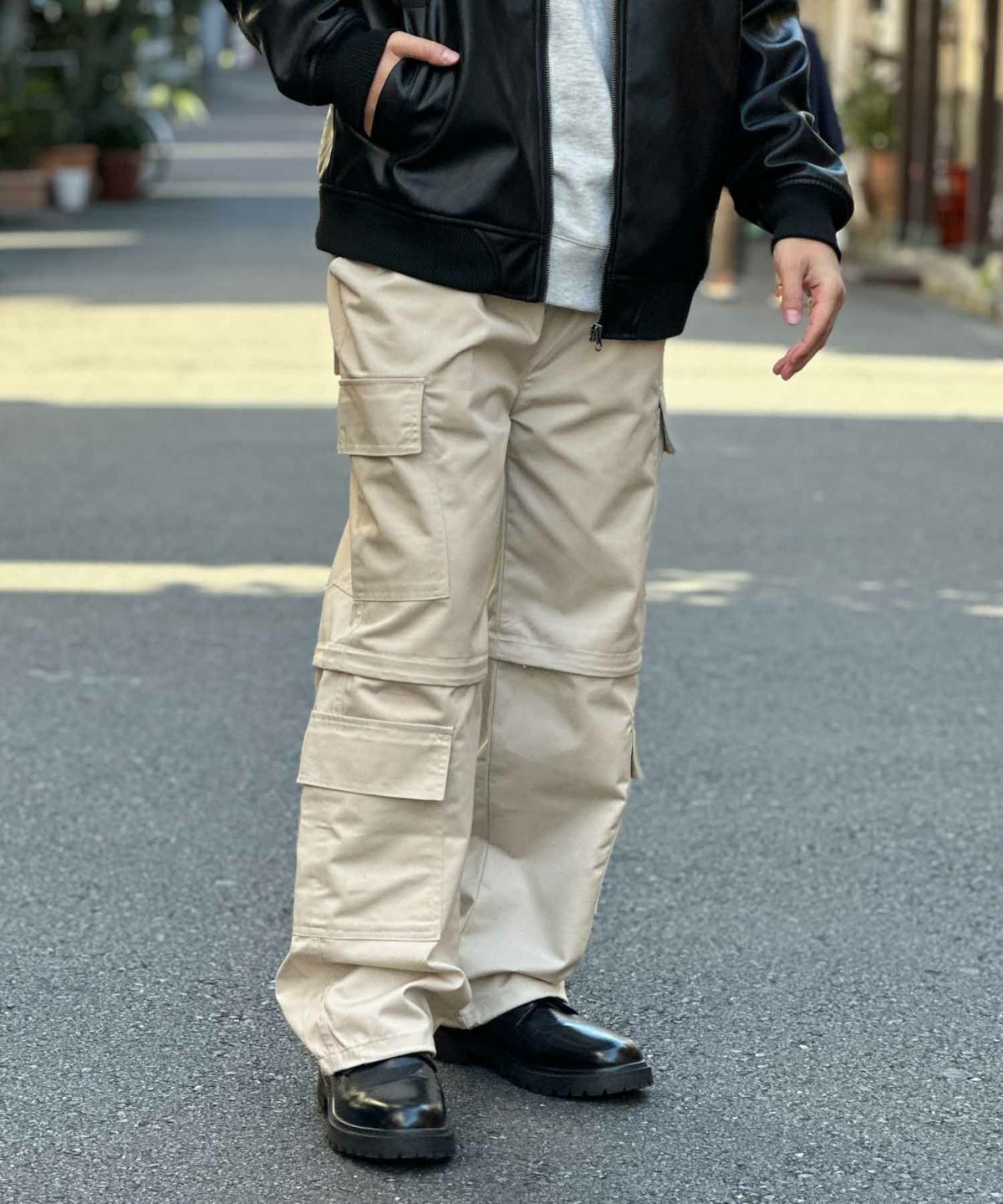 [値下げ]NOBLE PRODUCT 8ポケット2WAYカーゴパンツ メンズ