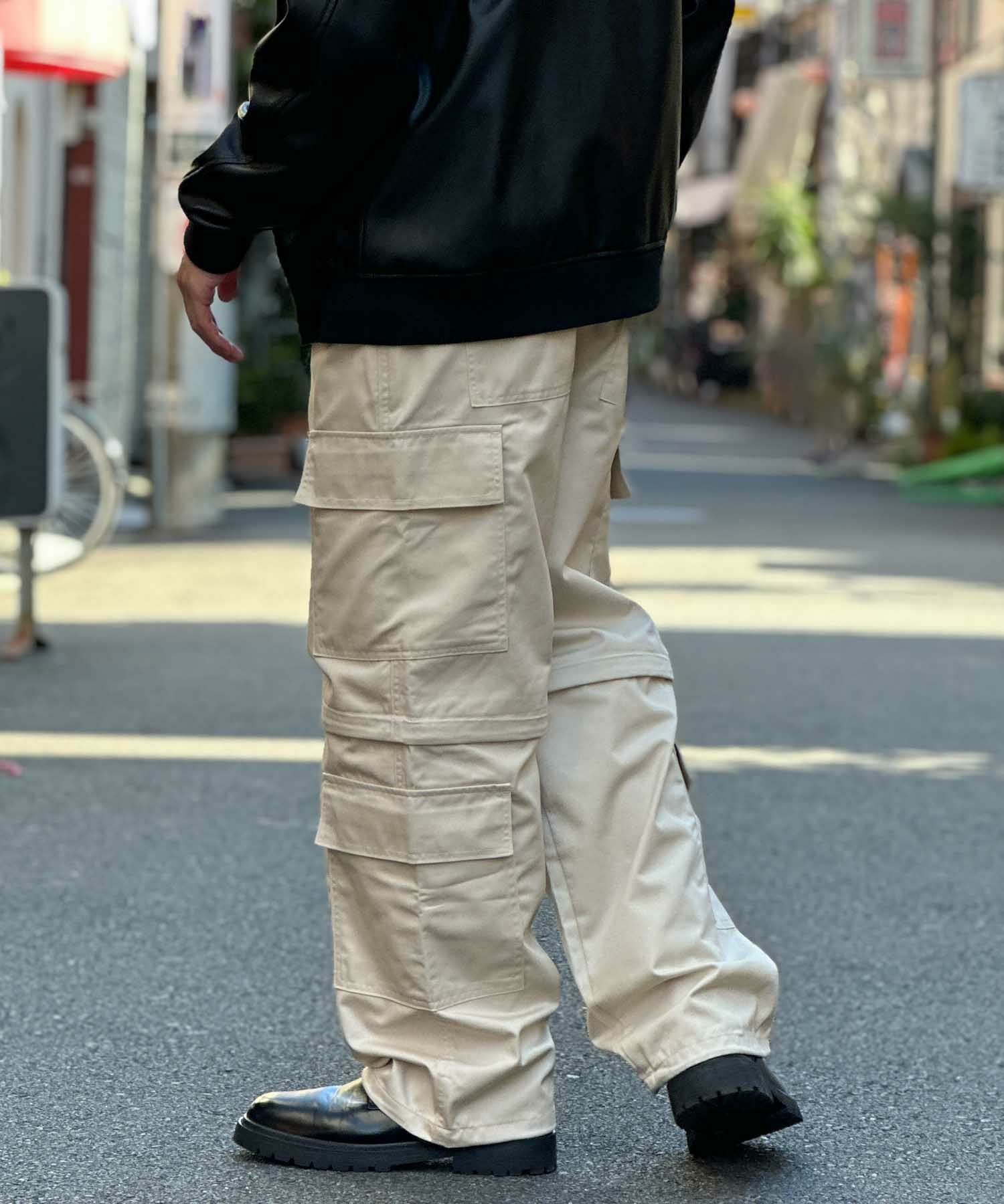 [値下げ]NOBLE PRODUCT 8ポケット2WAYカーゴパンツ メンズ