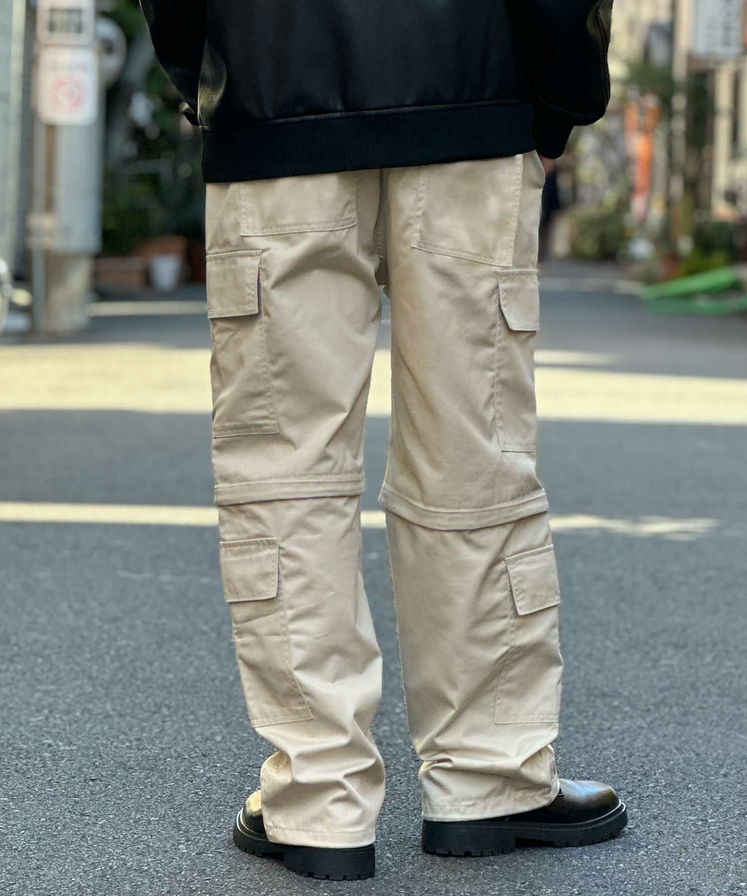 [値下げ]NOBLE PRODUCT 8ポケット2WAYカーゴパンツ メンズ