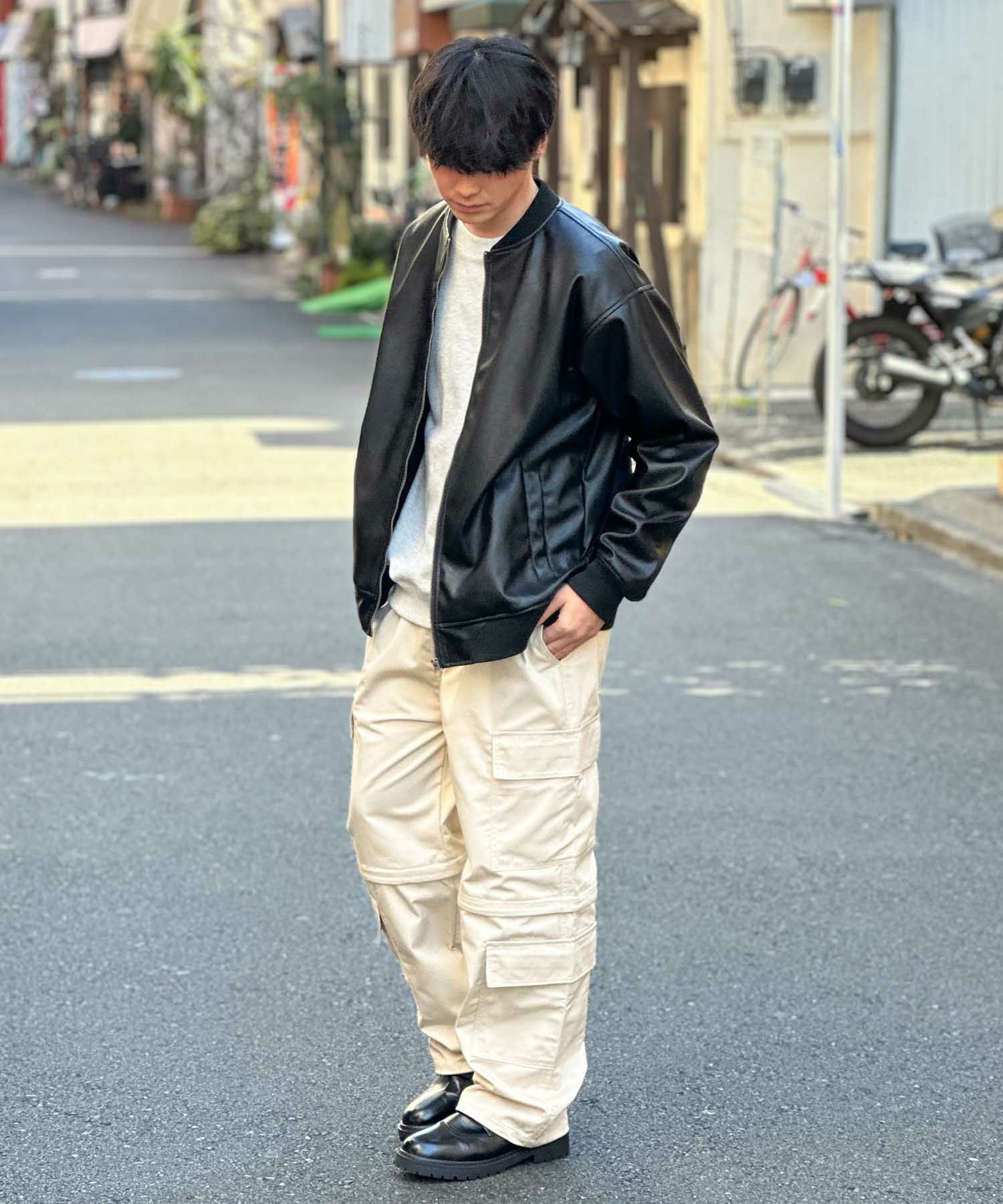 [値下げ]NOBLE PRODUCT 8ポケット2WAYカーゴパンツ メンズ