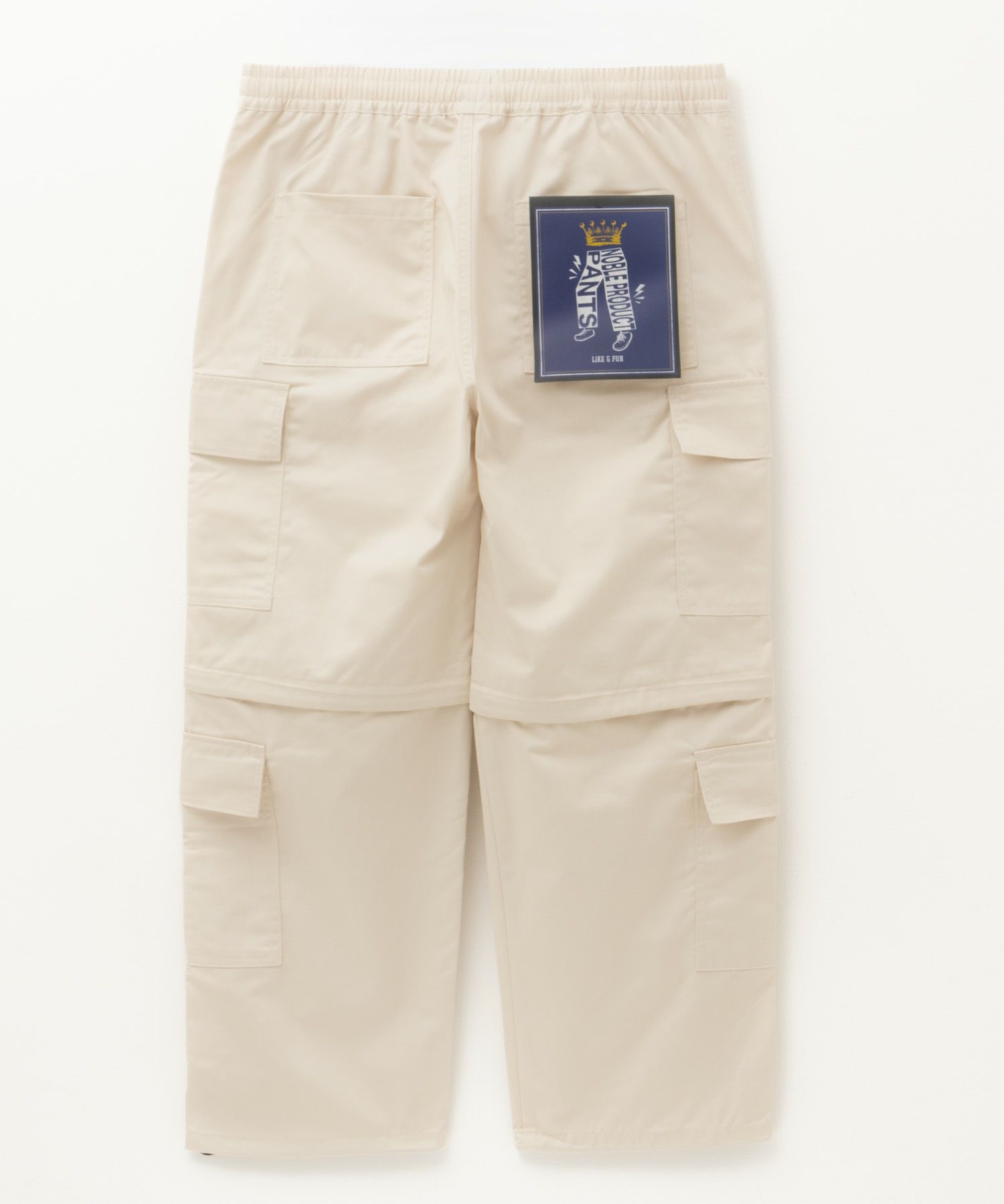 [値下げ]NOBLE PRODUCT 8ポケット2WAYカーゴパンツ メンズ