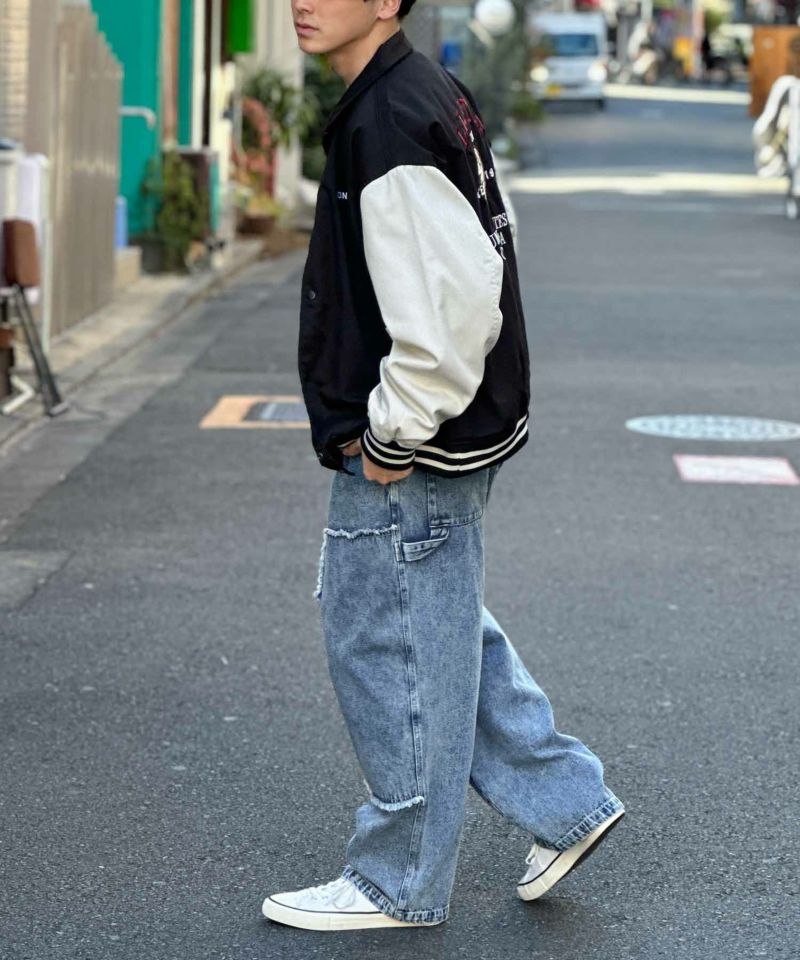 NOBLE PRODUCT  ダブルニーデニムパンツ メンズ商品画像-9