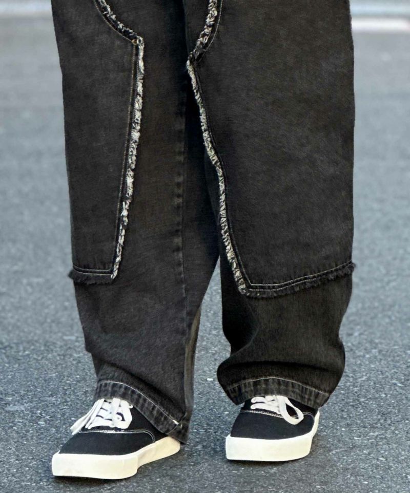 NOBLE PRODUCT  ダブルニーデニムパンツ メンズ商品画像-14