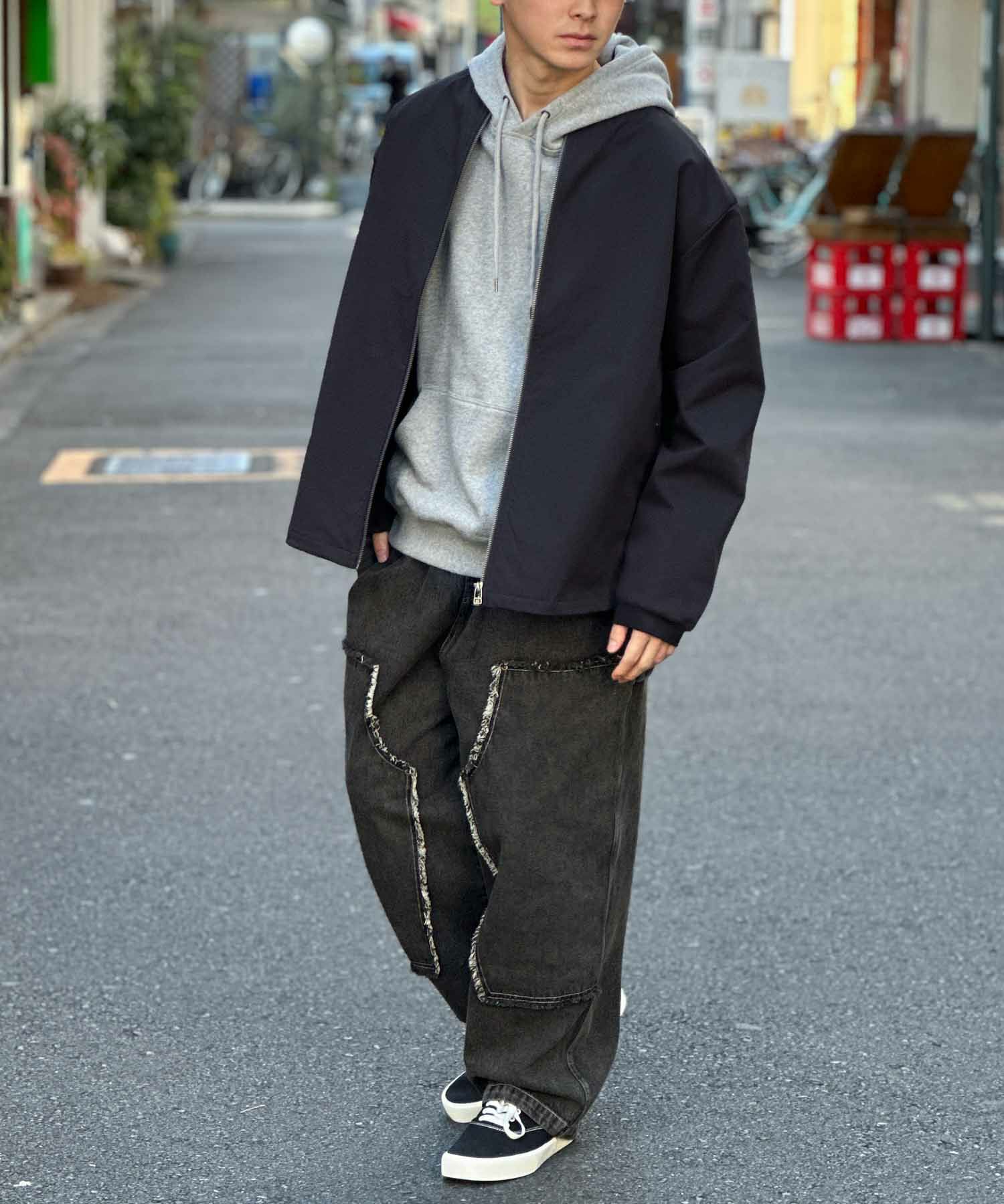 [期間限定価格]NOBLE PRODUCT  ダブルニーデニムパンツ メンズ商品サムネイル-15