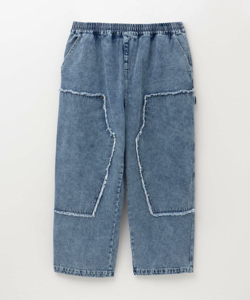 [期間限定価格]NOBLE PRODUCT  ダブルニーデニムパンツ メンズ商品画像-17