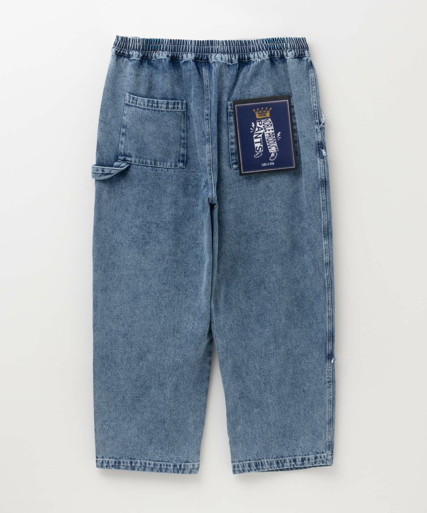  [値下げ]NOBLE PRODUCT ダブルニーデニムパンツ メンズ