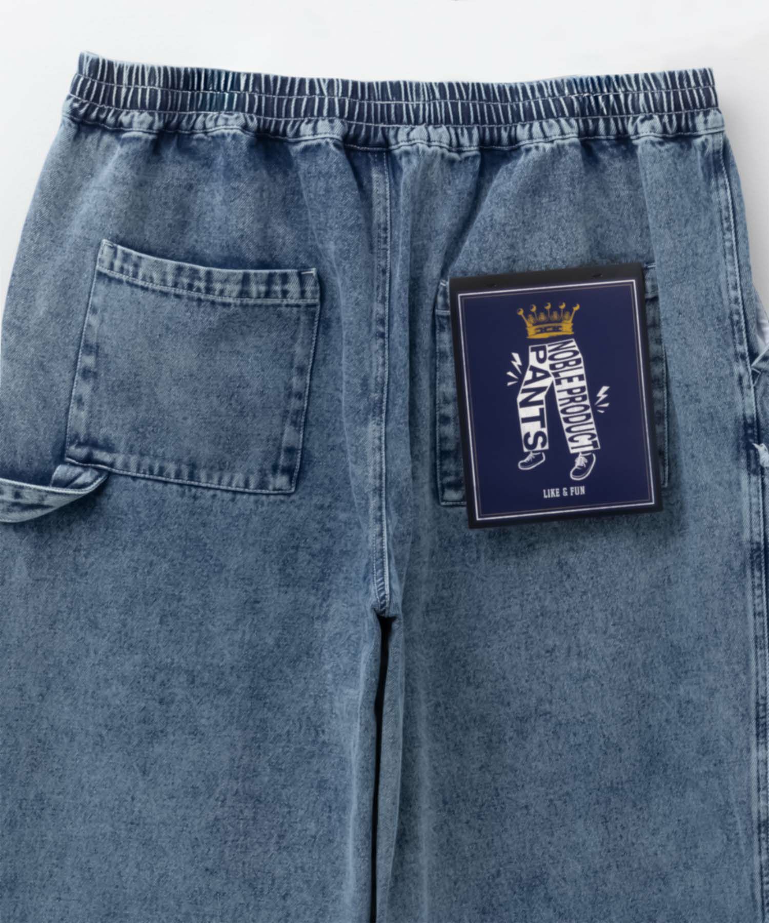 NOBLE PRODUCT  ダブルニーデニムパンツ メンズ商品サムネイル-22