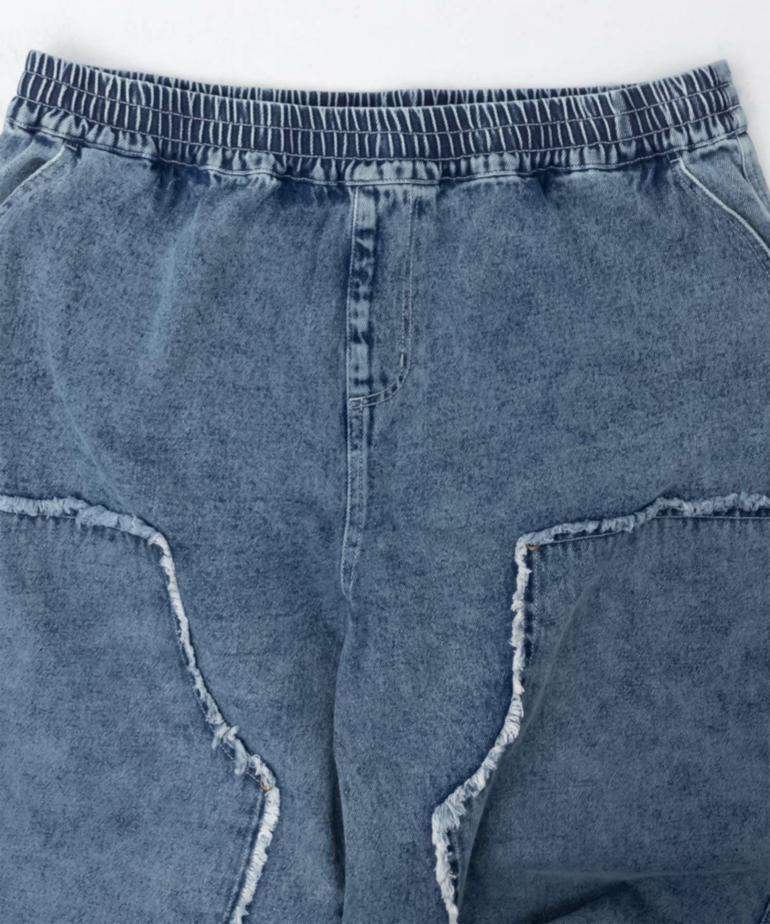  [値下げ]NOBLE PRODUCT ダブルニーデニムパンツ メンズ