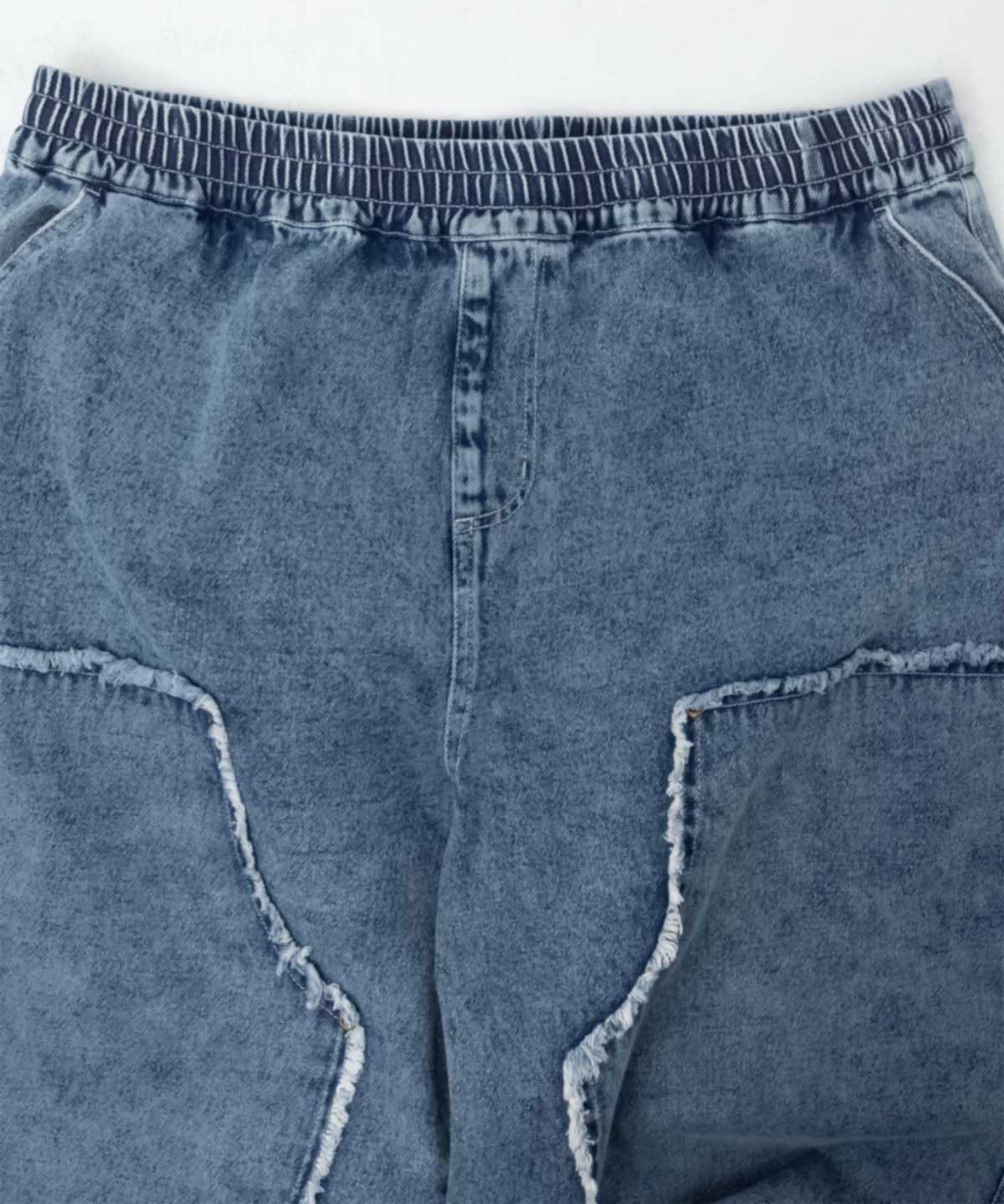  [値下げ]NOBLE PRODUCT ダブルニーデニムパンツ メンズ