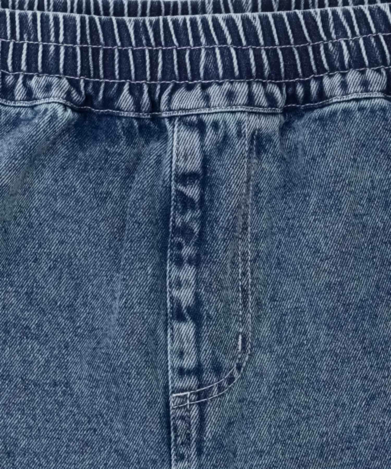  [値下げ]NOBLE PRODUCT ダブルニーデニムパンツ メンズ