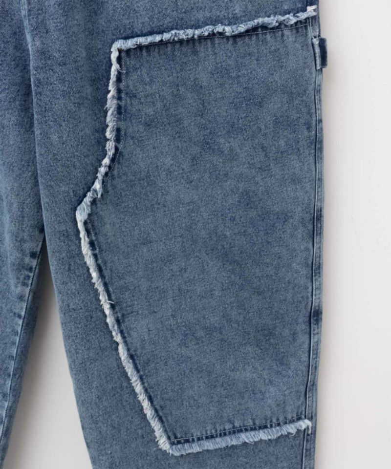 [期間限定価格]NOBLE PRODUCT  ダブルニーデニムパンツ メンズ商品画像-25