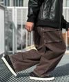 VISION STREET WEAR カラーデニムカーゴパンツ メンズ