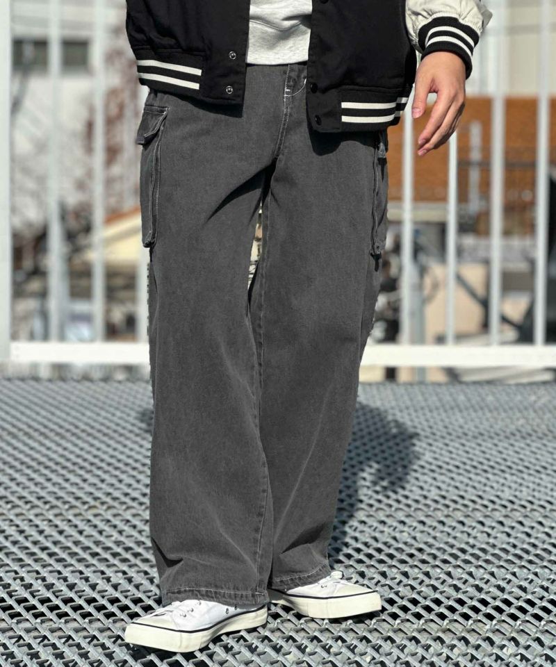 VISION STREET WEAR  カラーデニムカーゴパンツ メンズ商品画像-7