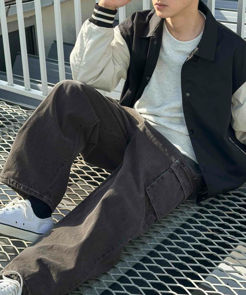 VISION STREET WEAR  カラーデニムカーゴパンツ メンズ商品画像-8