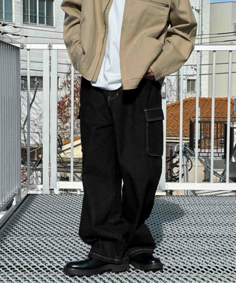 VISION STREET WEAR  カラーデニムカーゴパンツ メンズ商品画像-9