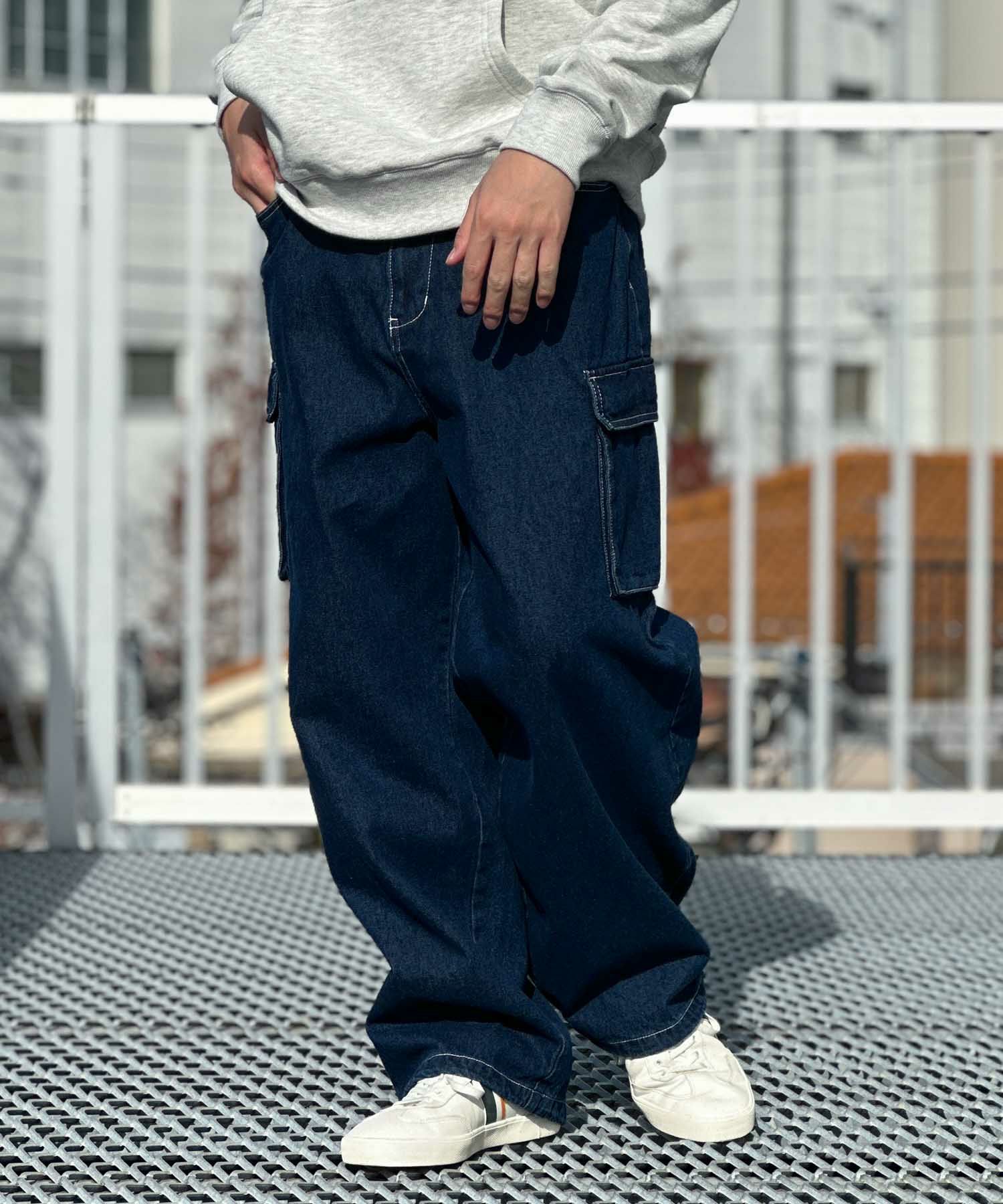 VISION STREET WEAR  カラーデニムカーゴパンツ メンズ商品サムネイル-11