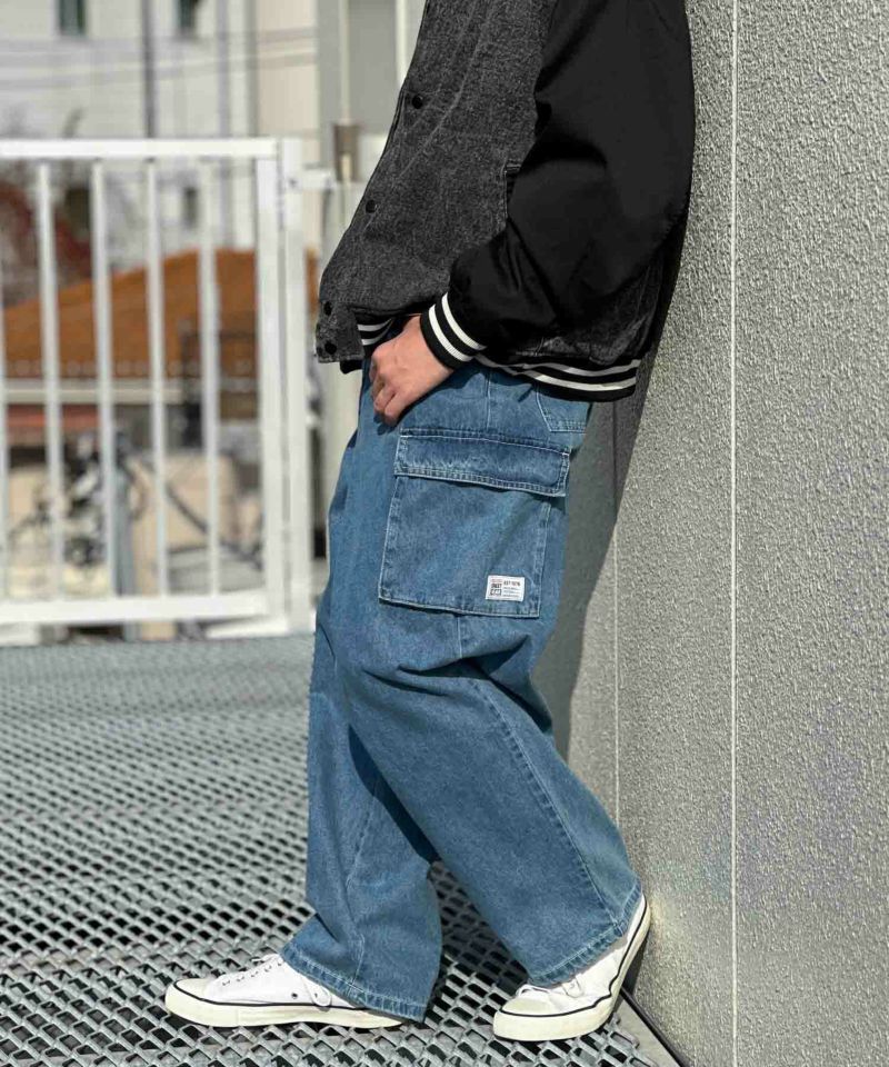 VISION STREET WEAR  カラーデニムカーゴパンツ メンズ商品画像-14