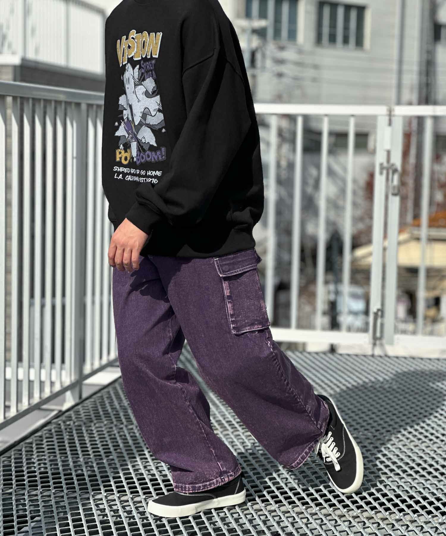 VISION STREET WEAR  カラーデニムカーゴパンツ メンズ商品サムネイル-16