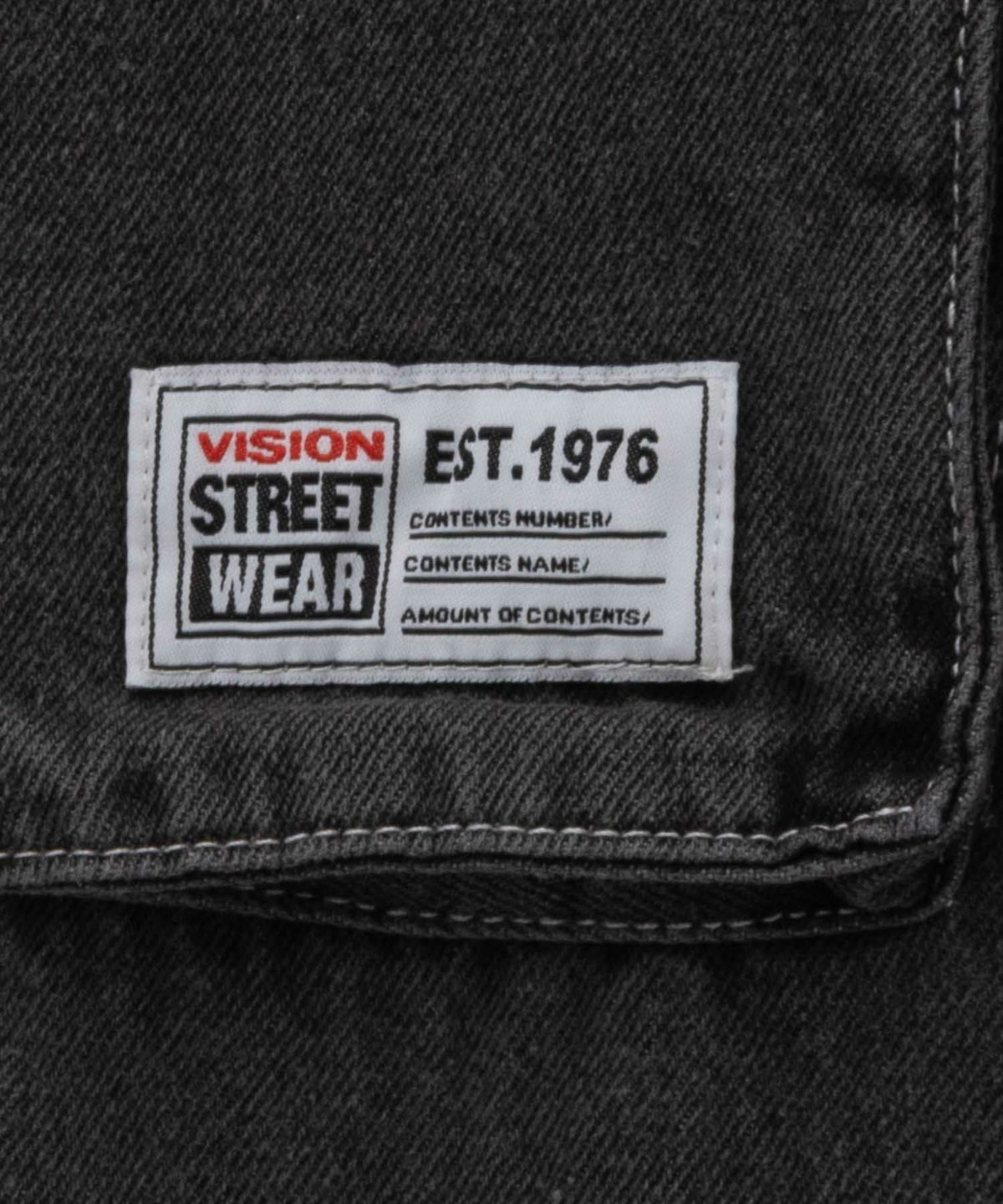 VISION STREET WEAR カラーデニムカーゴパンツ メンズ