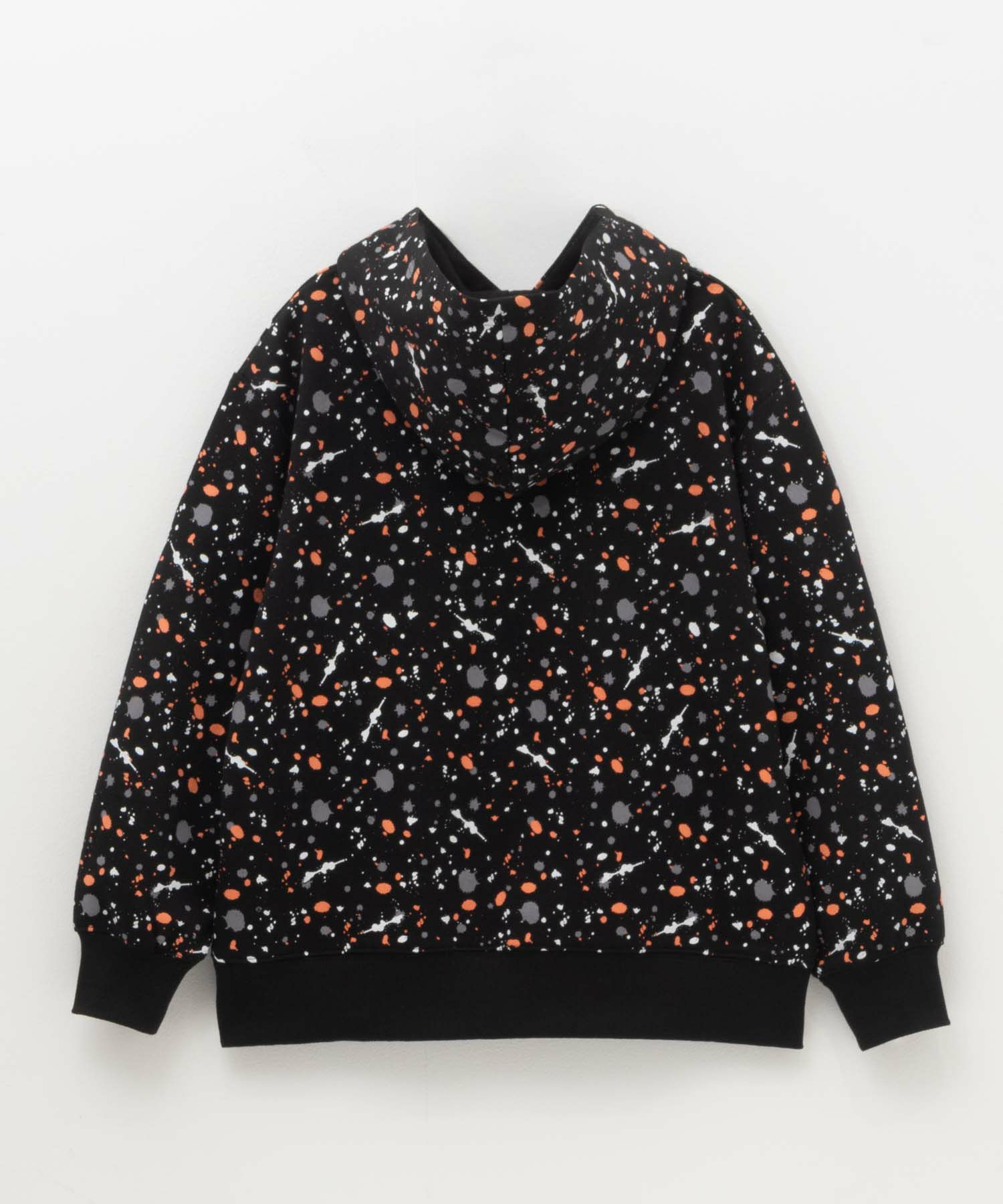 RICH MIX  ポンチ素材 飛ばしプリントパーカー キッズ商品サムネイル-2