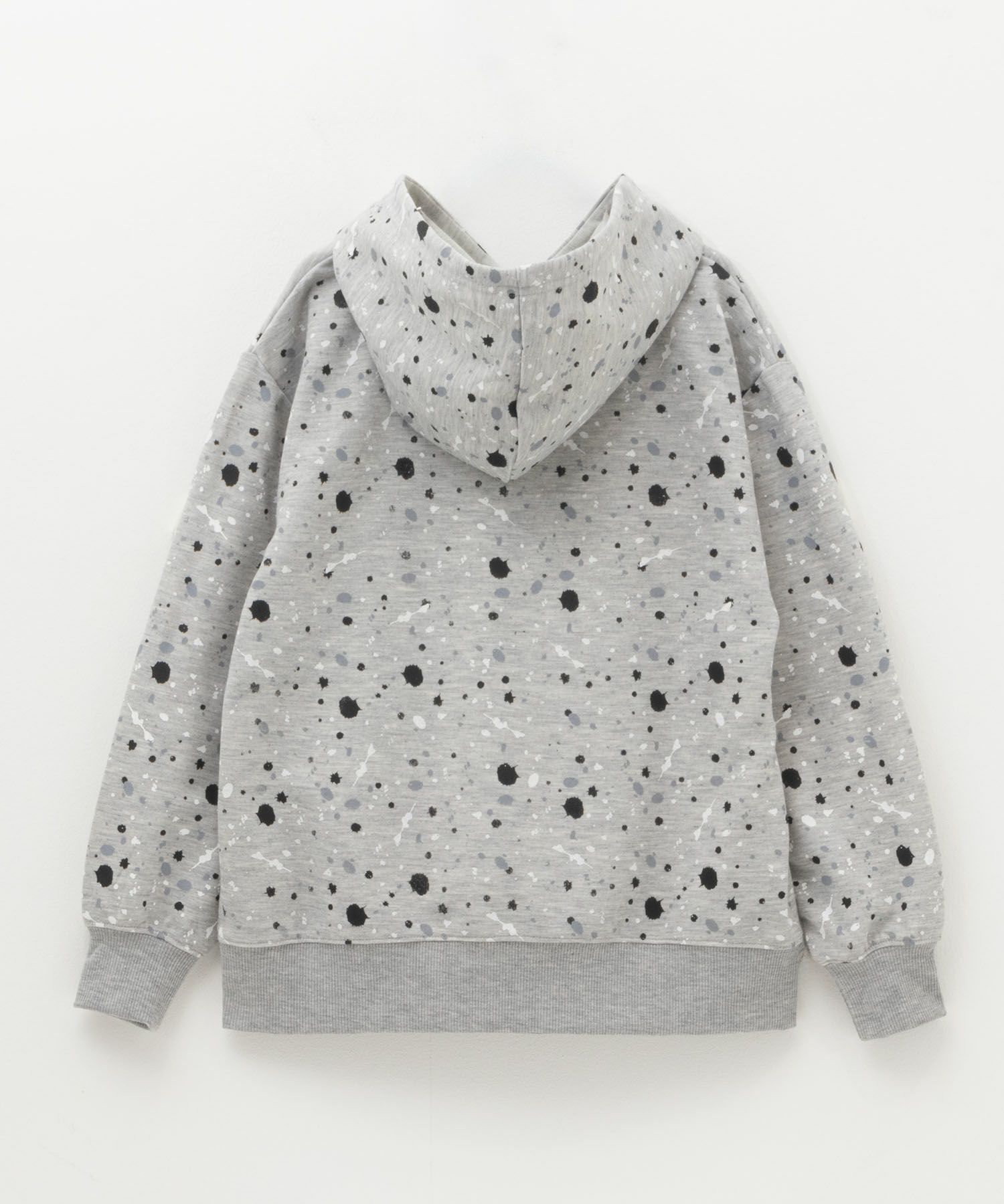 RICH MIX  ポンチ素材 飛ばしプリントパーカー キッズ商品サムネイル-4