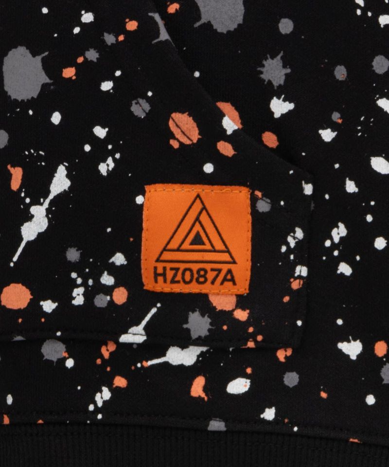 RICH MIX  ポンチ素材 飛ばしプリントパーカー キッズ商品画像-8