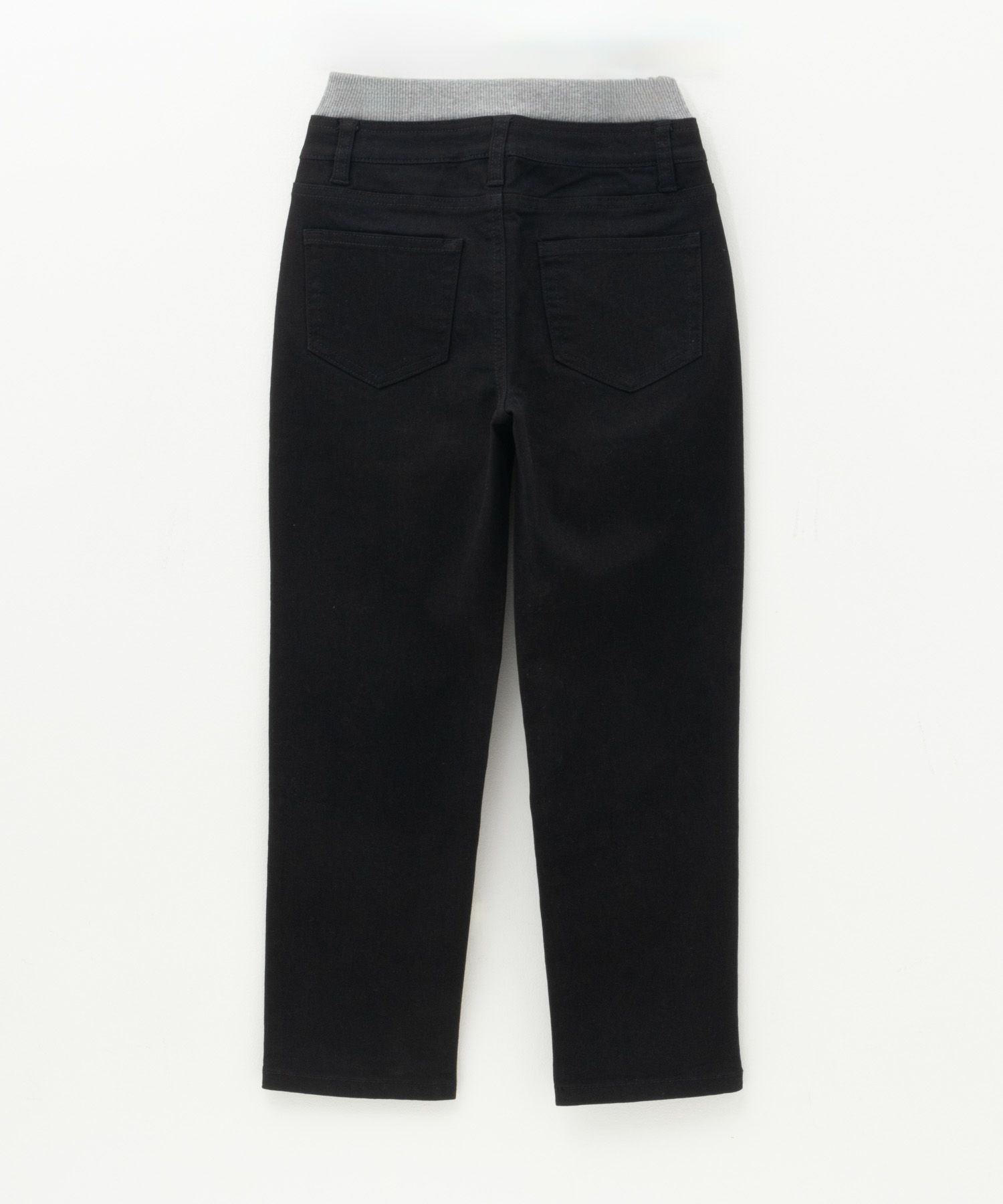 NAVY のびるモン ストレッチツイルストレートパンツ ウエストリブパンツ キッズ商品サムネイル-3