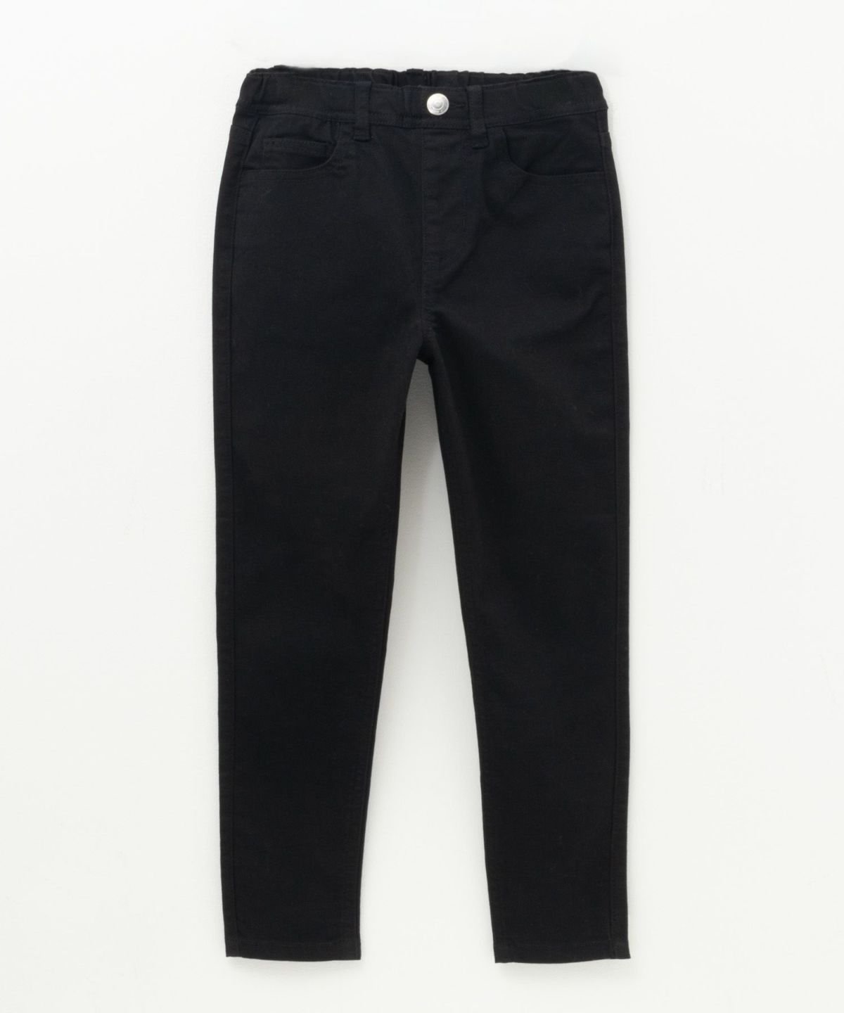 NAVY のびるモン ストレッチツイルスキニーパンツ ウエストギャザーパンツ キッズ