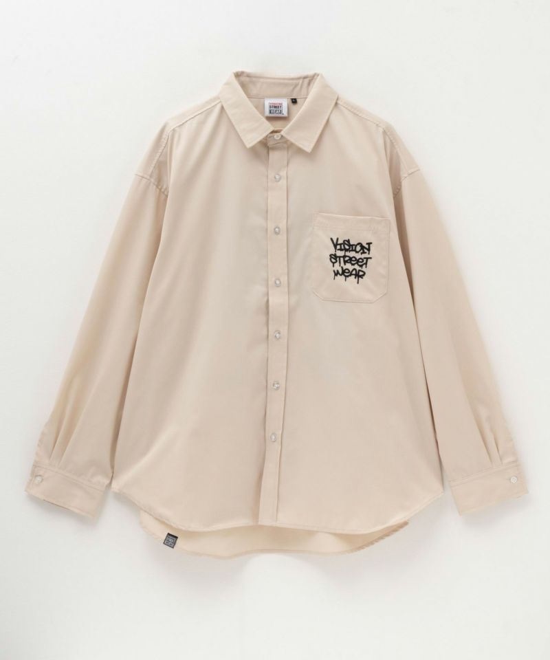 VISION STREET WEAR  ゴースト刺繍シャツ メンズ商品画像-4
