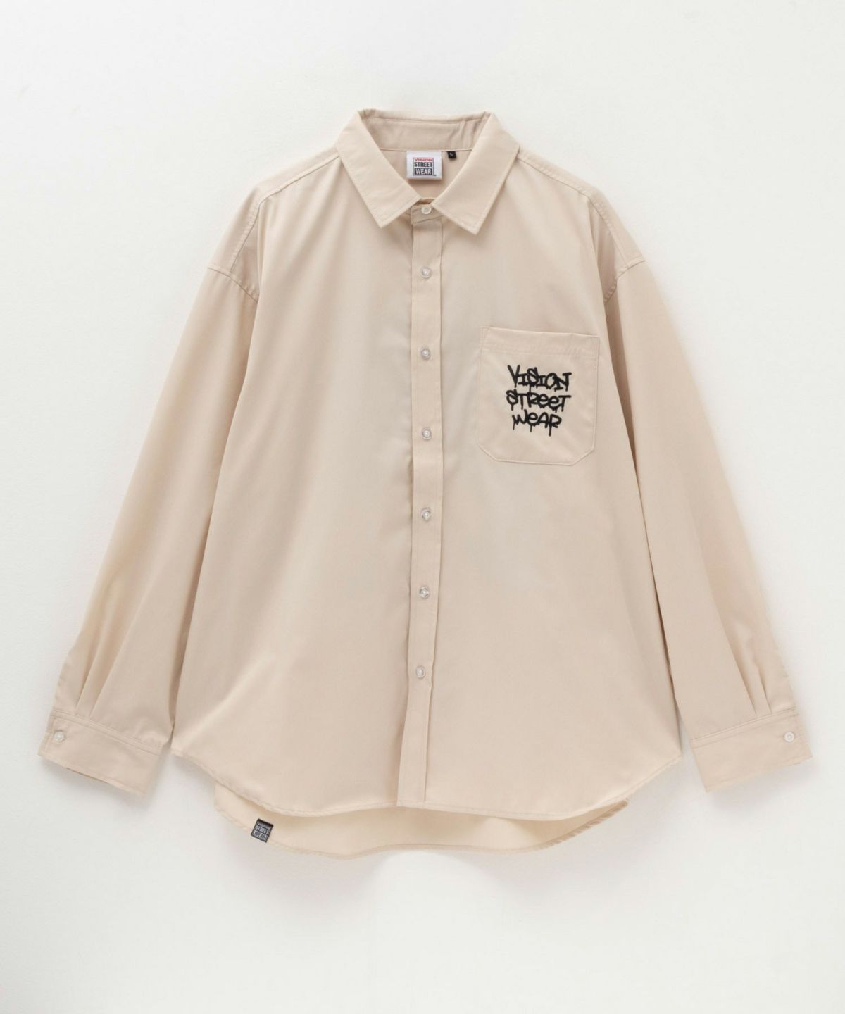 VISION STREET WEAR ゴースト刺繍シャツ メンズ
