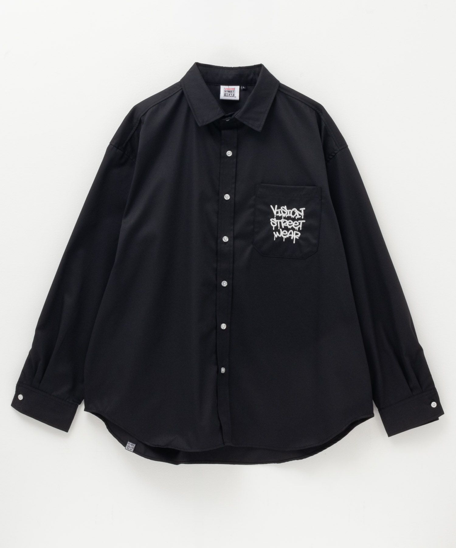 VISION STREET WEAR ゴースト刺繍シャツ メンズ