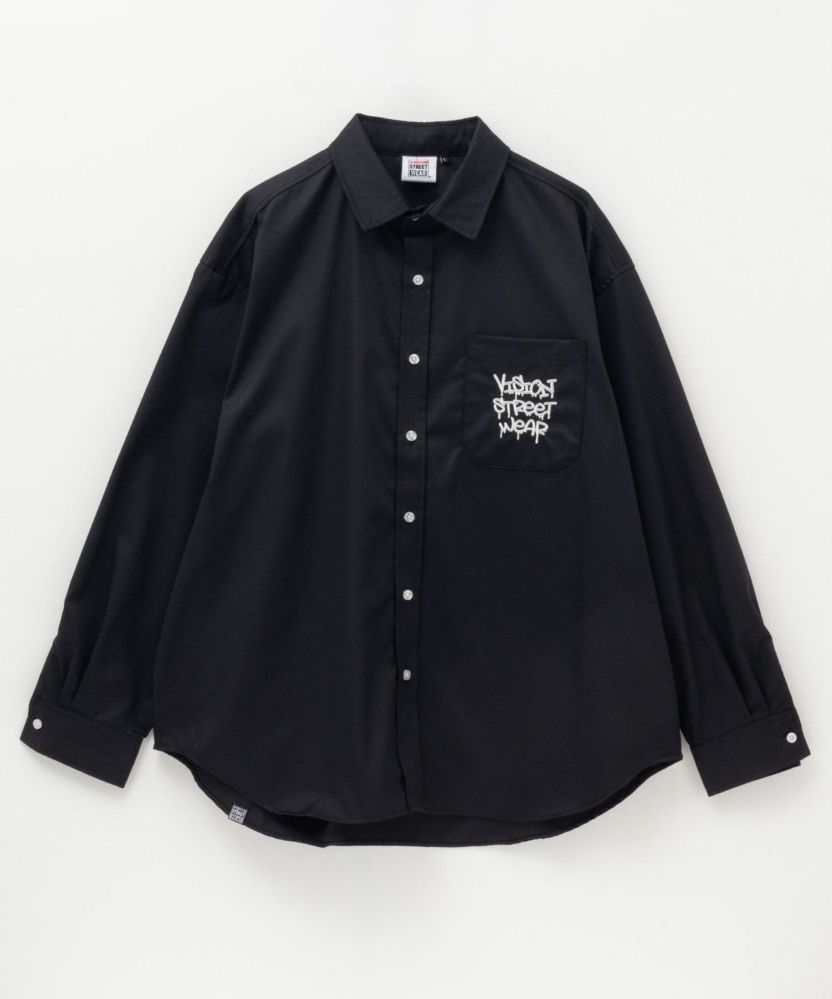VISION STREET WEAR ゴースト刺繍シャツ メンズ