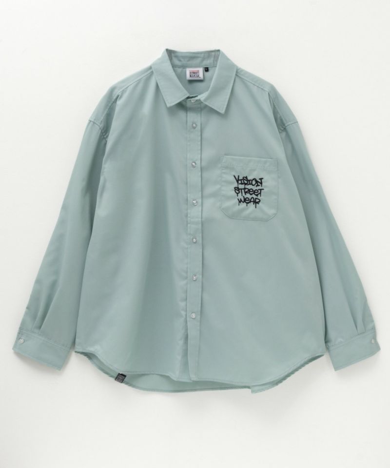 VISION STREET WEAR  ゴースト刺繍シャツ メンズ商品画像-8