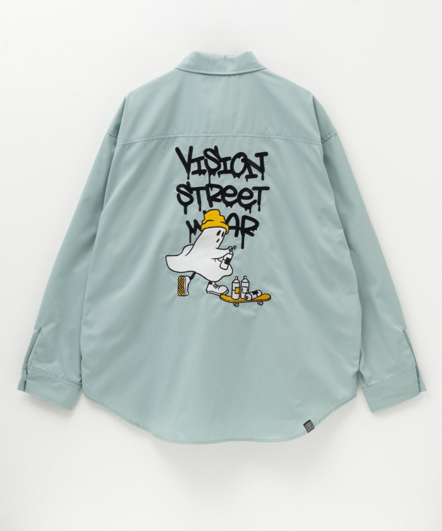 [期間限定価格]VISION STREET WEAR  ゴースト刺繍シャツ メンズ商品画像-9
