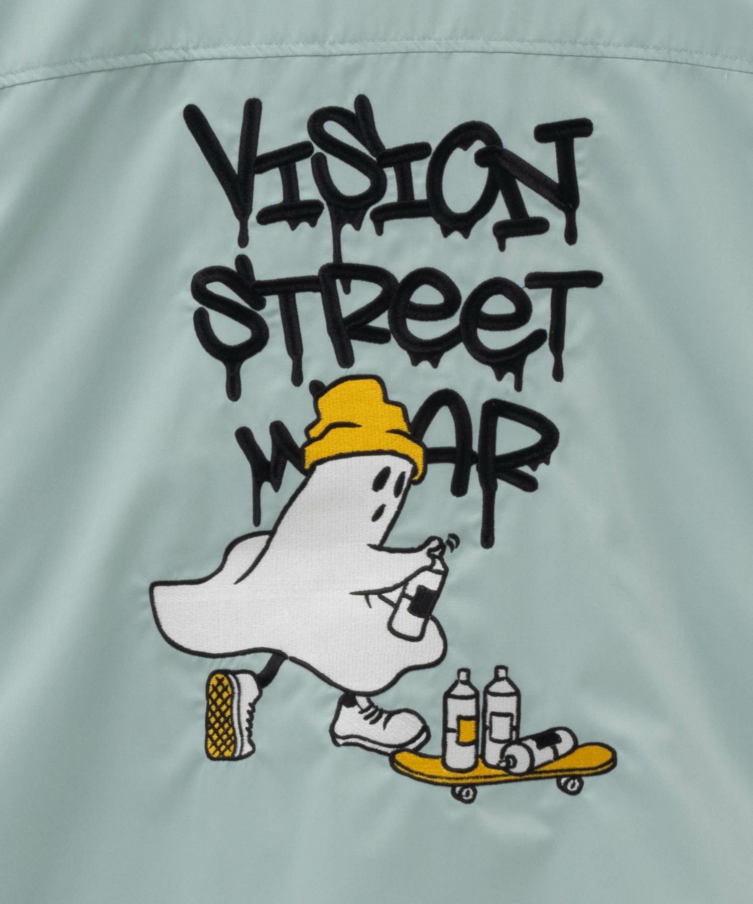 VISION STREET WEAR  ゴースト刺繍シャツ メンズ商品サムネイル-16