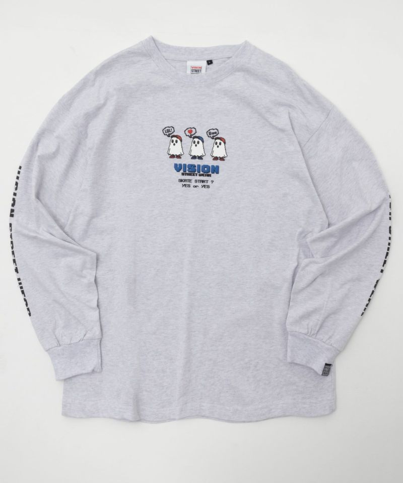VISION STREET WEAR  ピクセルゴースト長袖Tシャツ メンズ商品画像-1