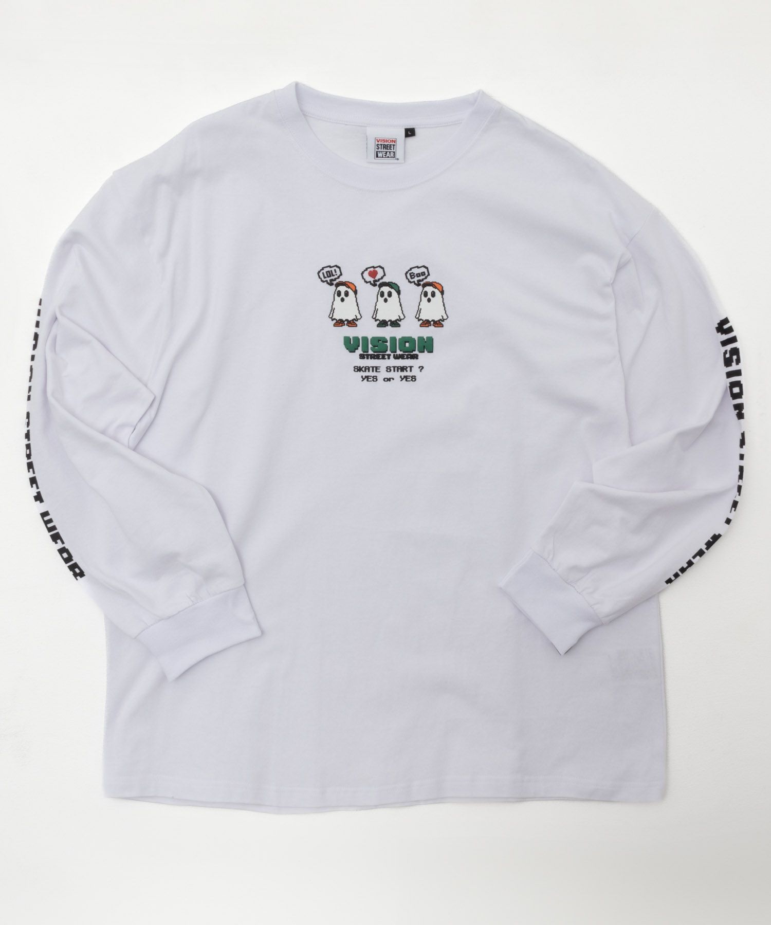 VISION STREET WEAR  ピクセルゴースト長袖Tシャツ メンズ商品サムネイル-2