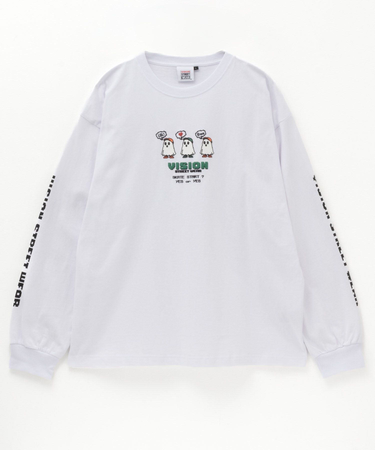 VISION STREET WEAR  ピクセルゴースト長袖Tシャツ メンズ商品サムネイル-6