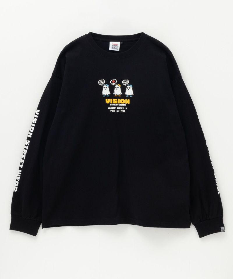 VISION STREET WEAR  ピクセルゴースト長袖Tシャツ メンズ商品画像-8