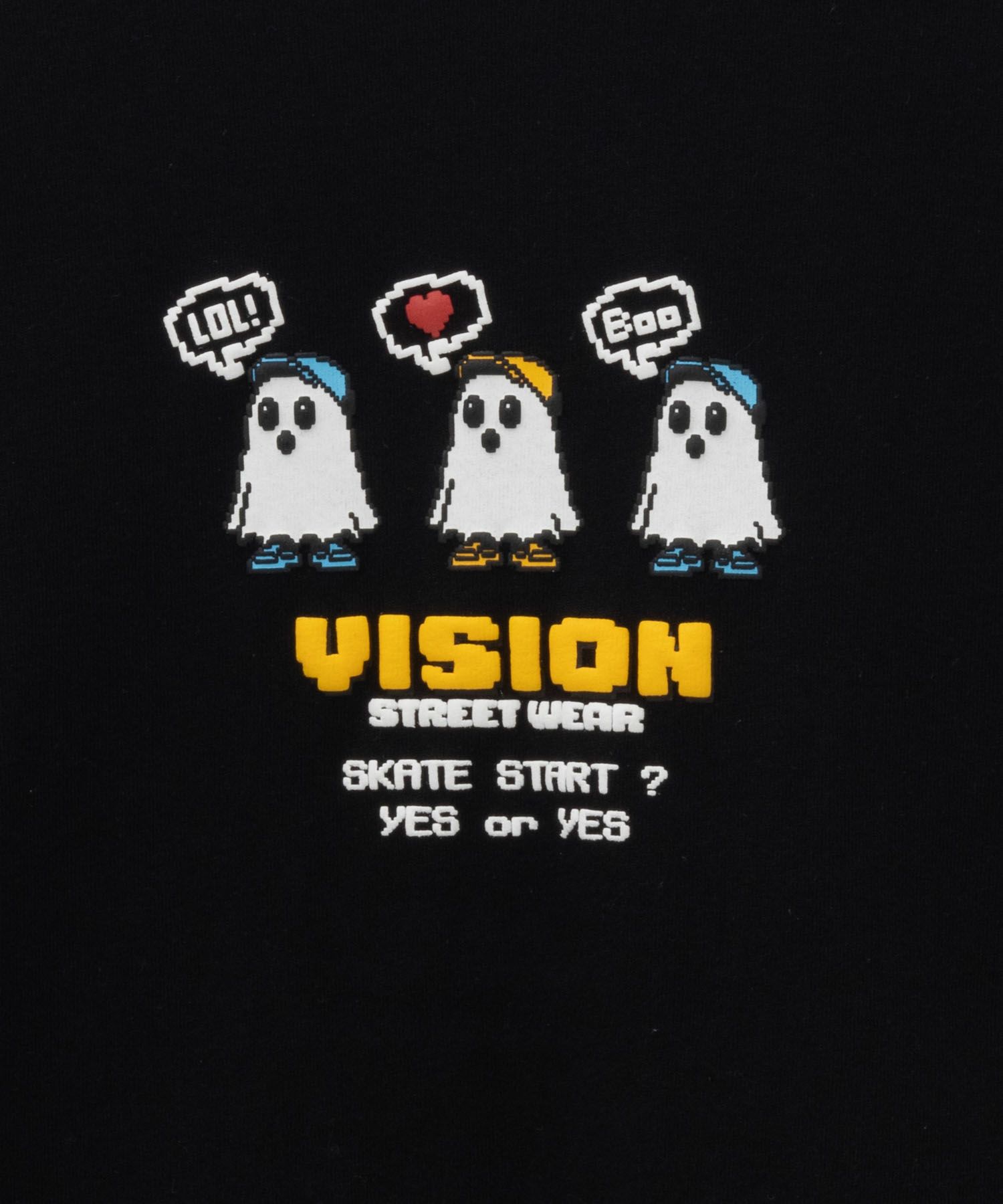 VISION STREET WEAR  ピクセルゴースト長袖Tシャツ メンズ商品サムネイル-12