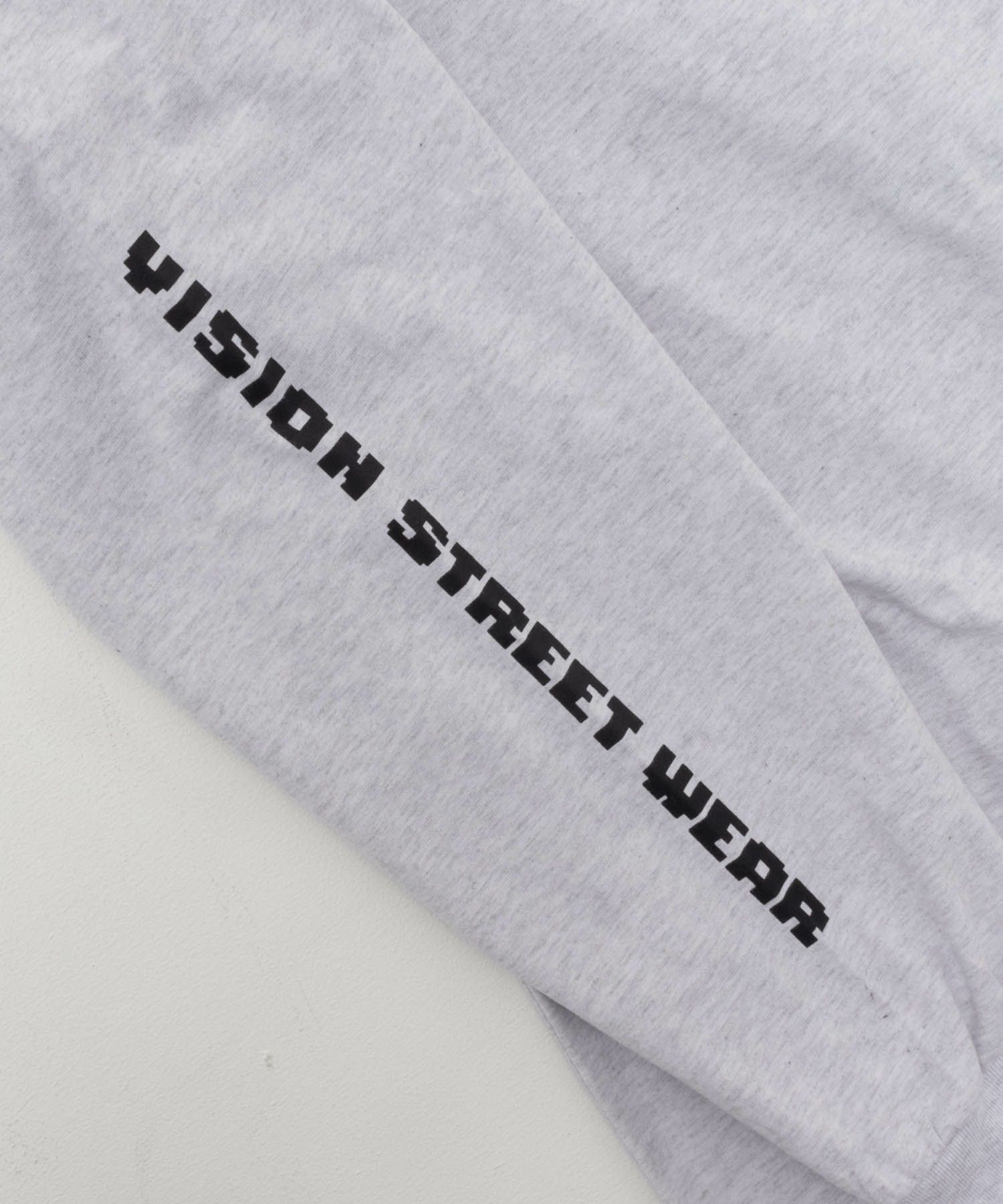 VISION STREET WEAR ピクセルゴースト長袖Tシャツ メンズ